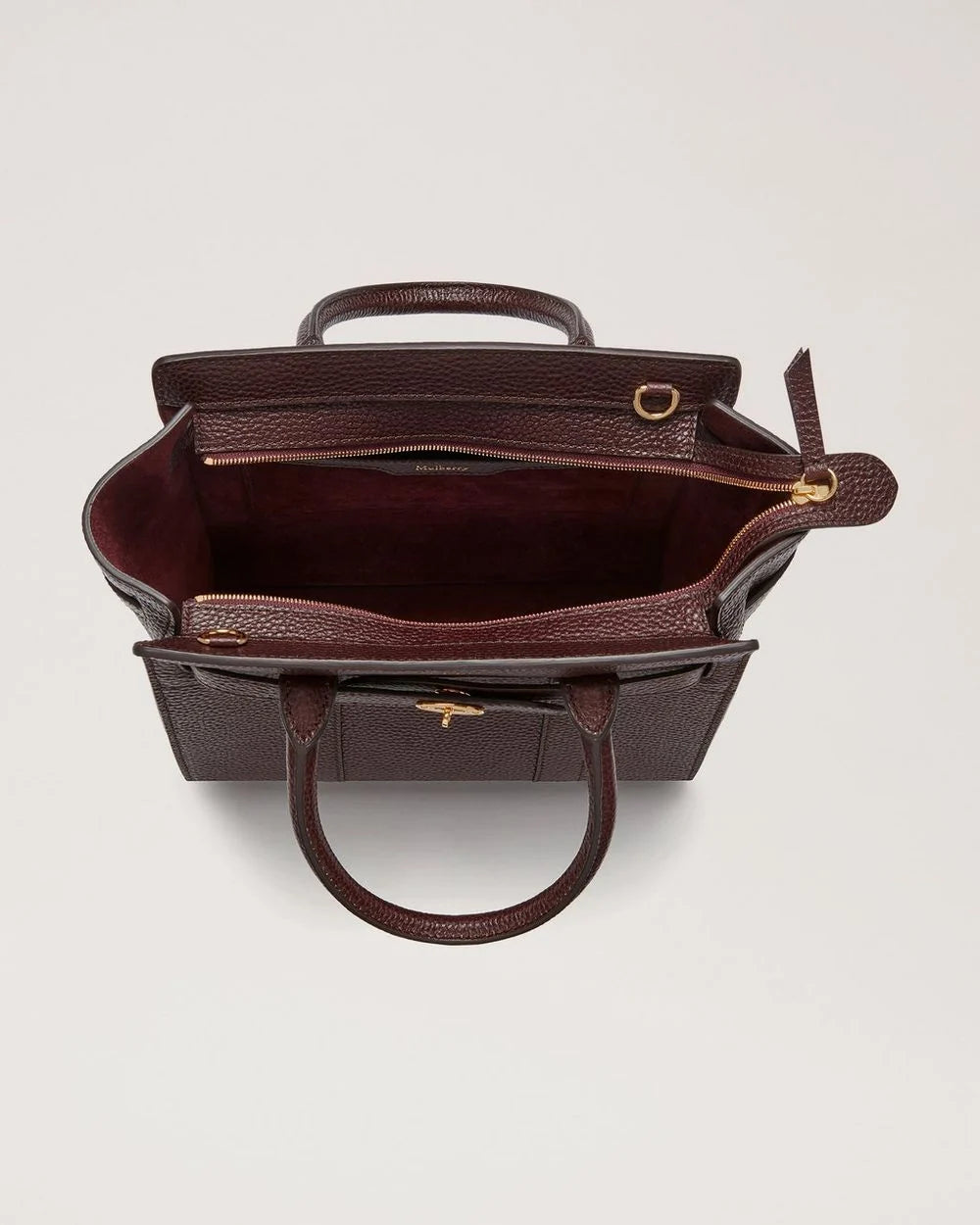 Mini Zipped Bayswater, Oxblood