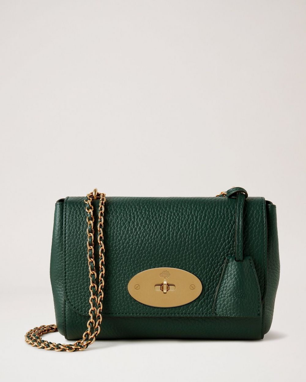 Lilien-Handtasche, Mulberry Grün