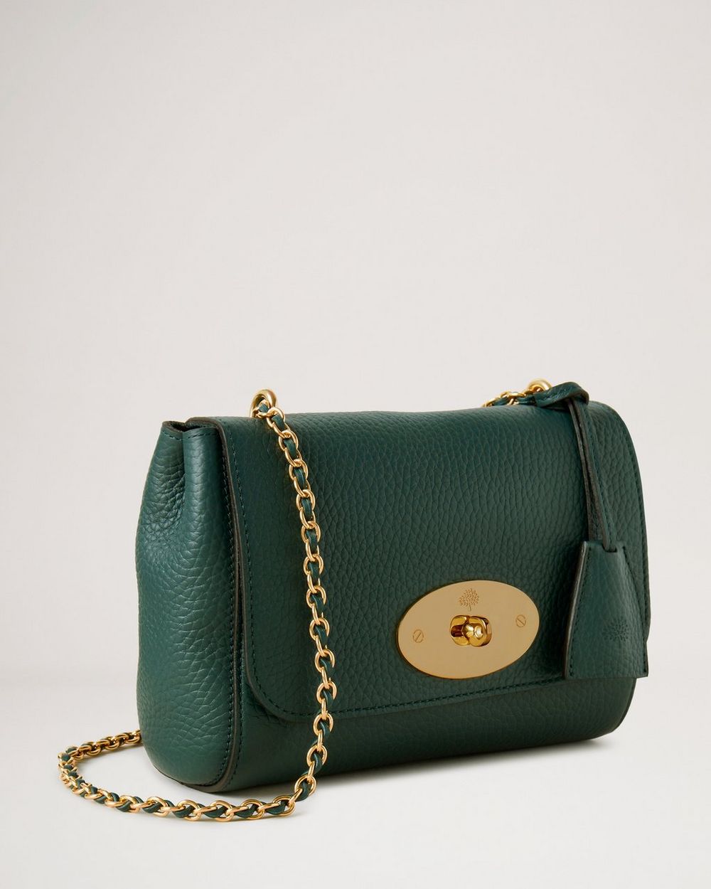 Lilien-Handtasche, Mulberry Grün