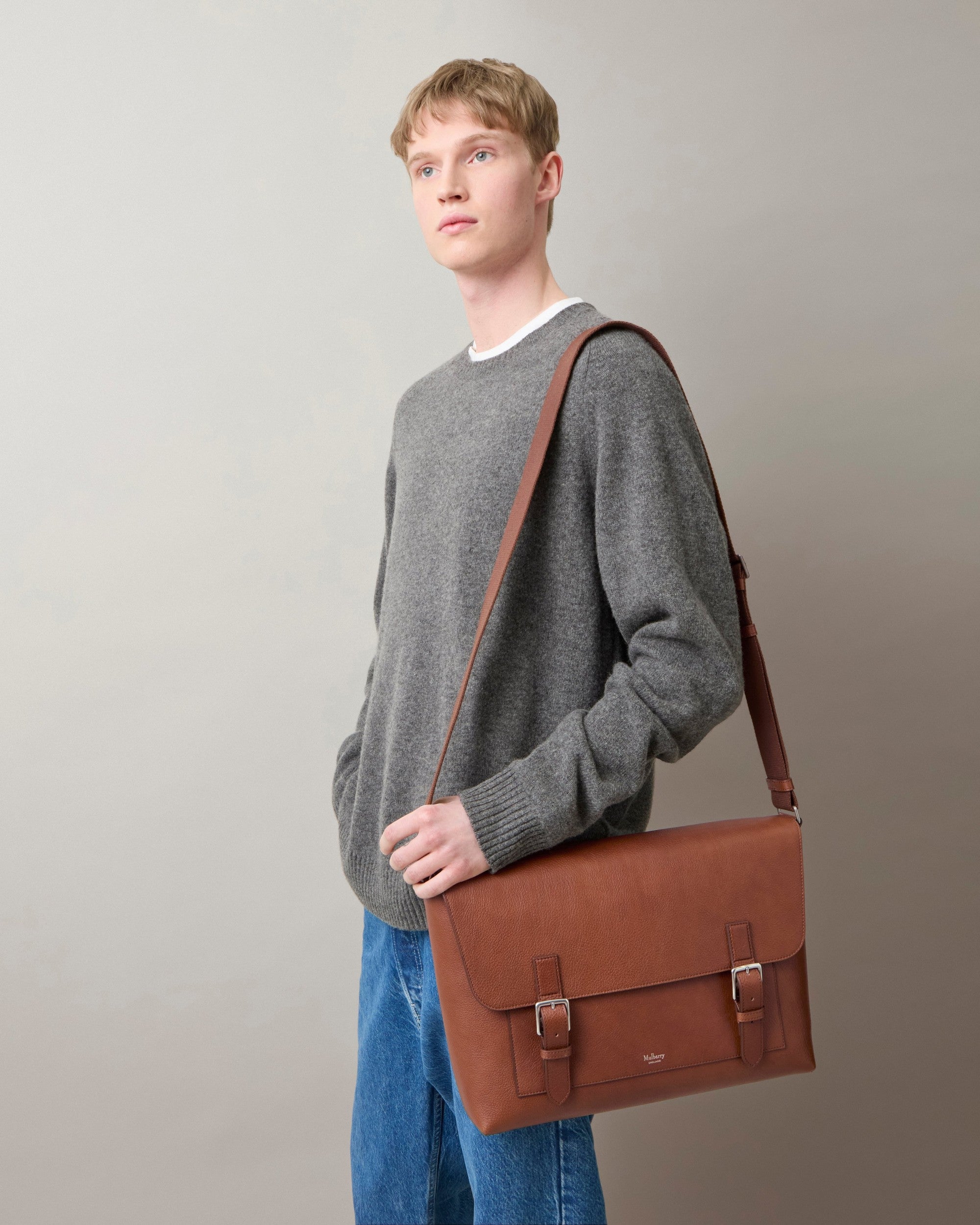 Chiltern Crossbody Messenger, Oak Legacy
