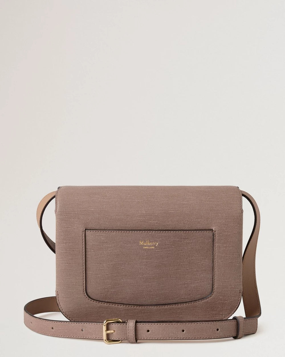 Pimlico Satchel, Birch Wood Foilded Suede