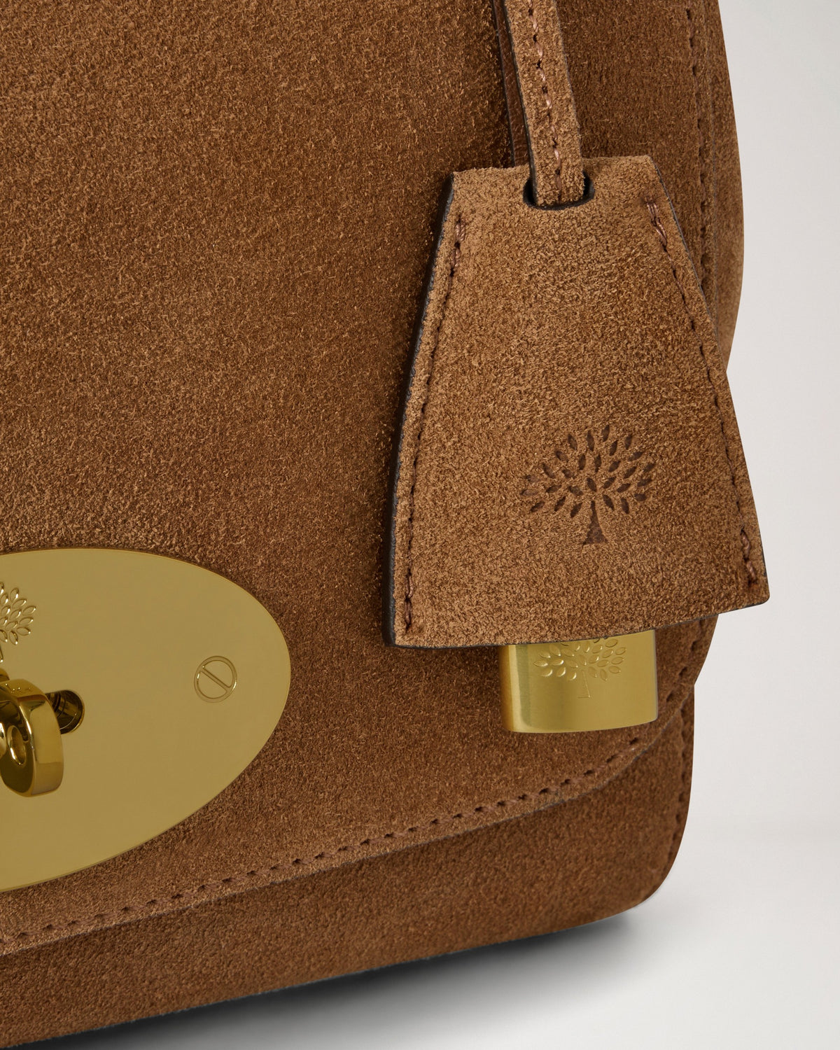 Lilie in Wildleder, Vintage-Eiche