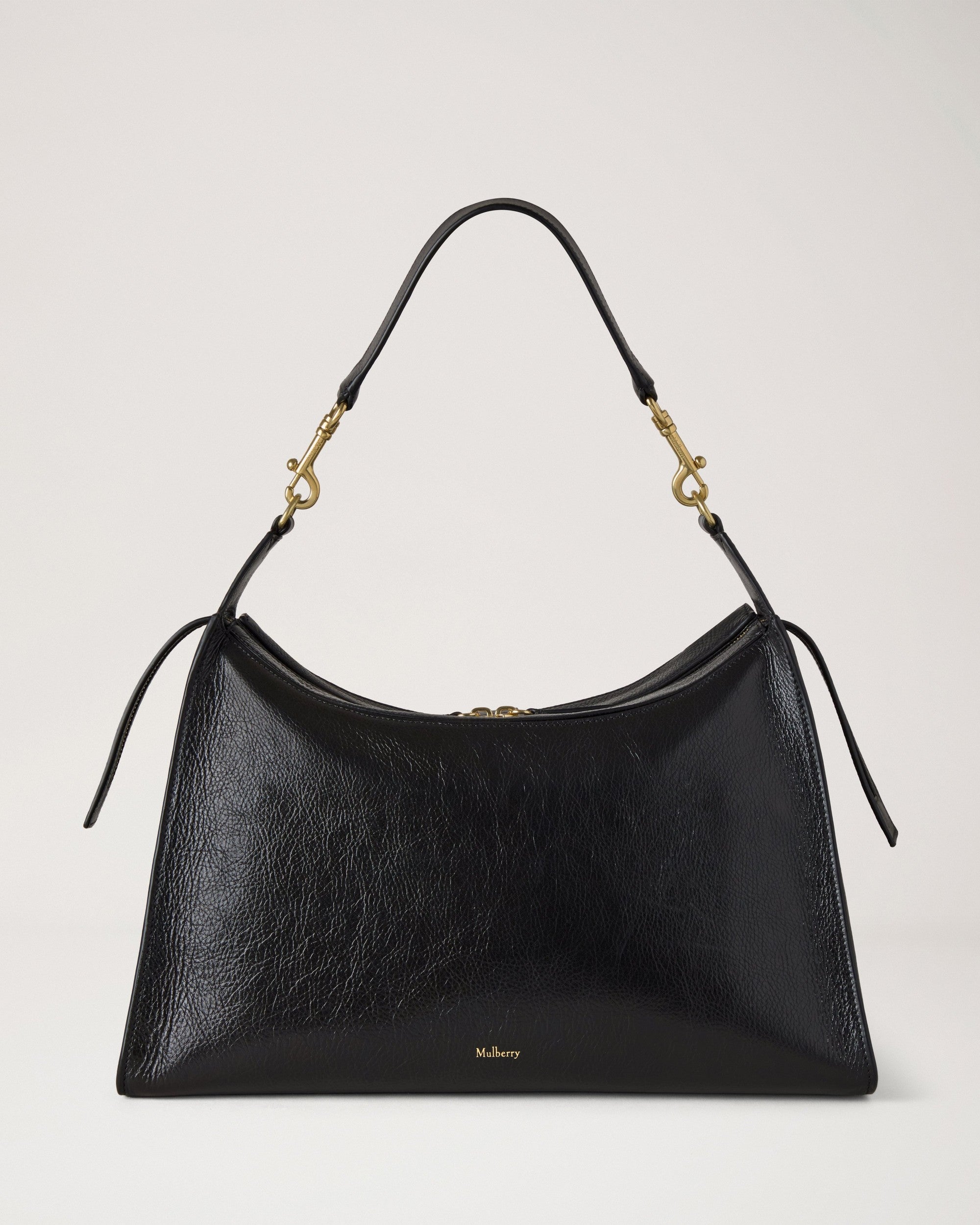 Roxanne Shoulderbag, High Shine Black
