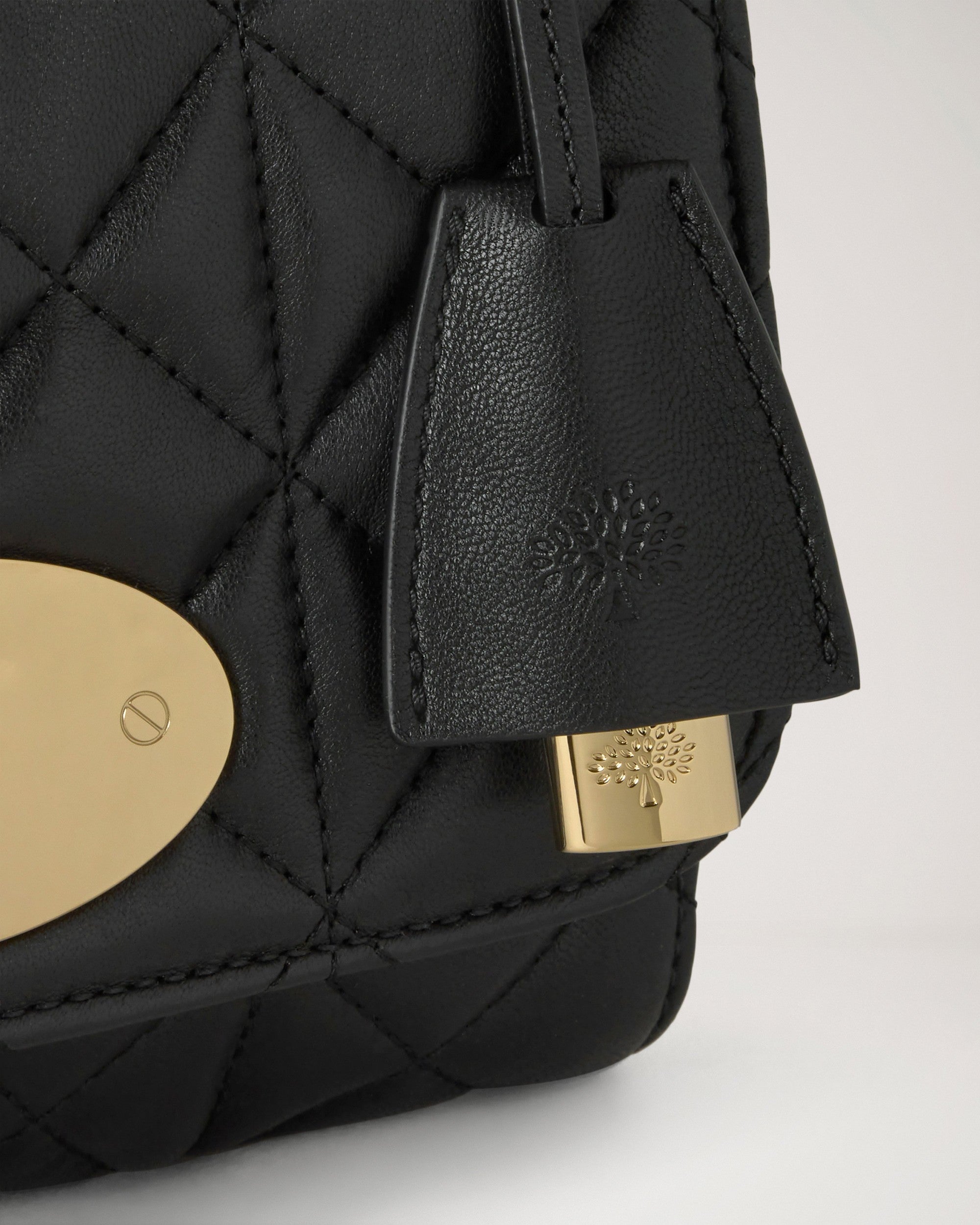 Lily Quilted, Black Nappa