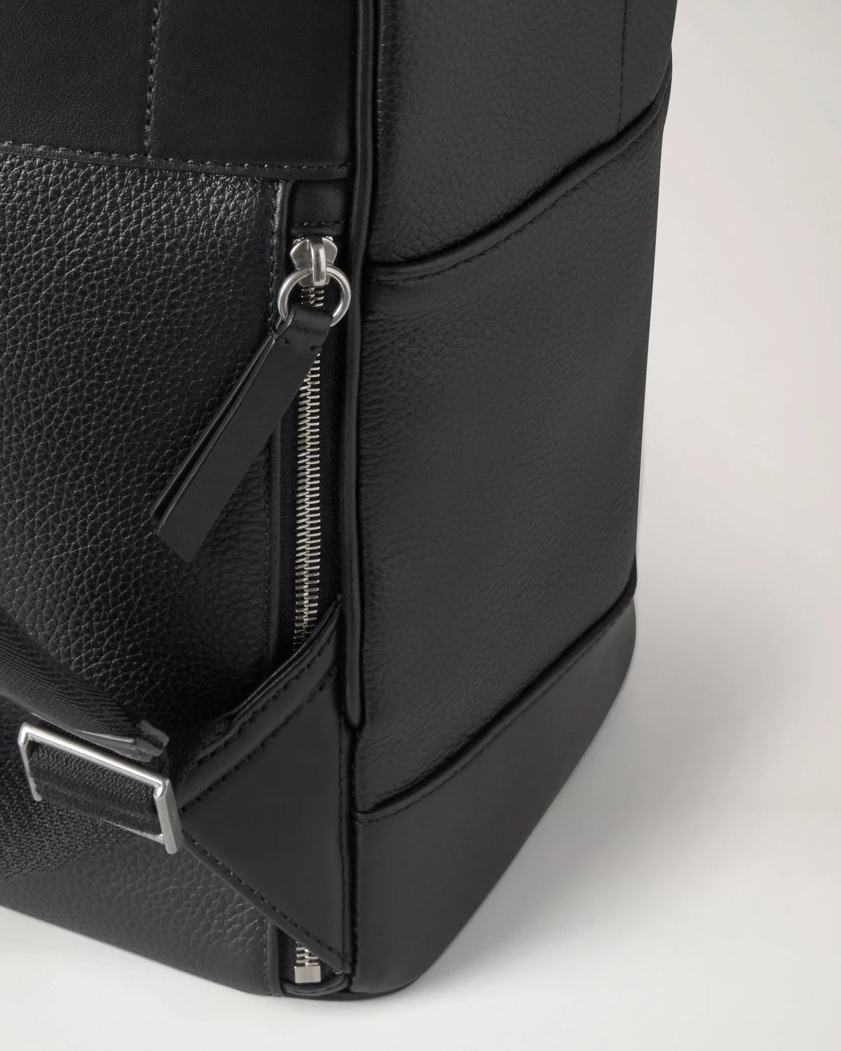 Heritage-Rucksack mit Reißverschluss, Schwarz