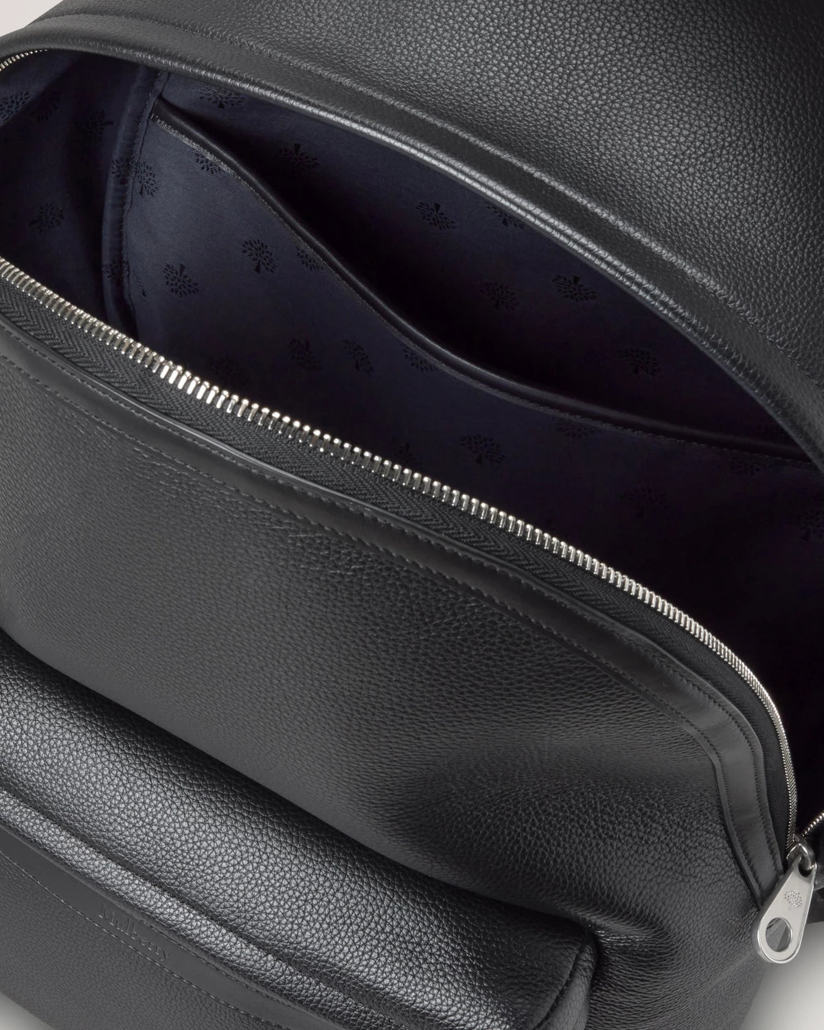 Heritage-Rucksack mit Reißverschluss, Schwarz