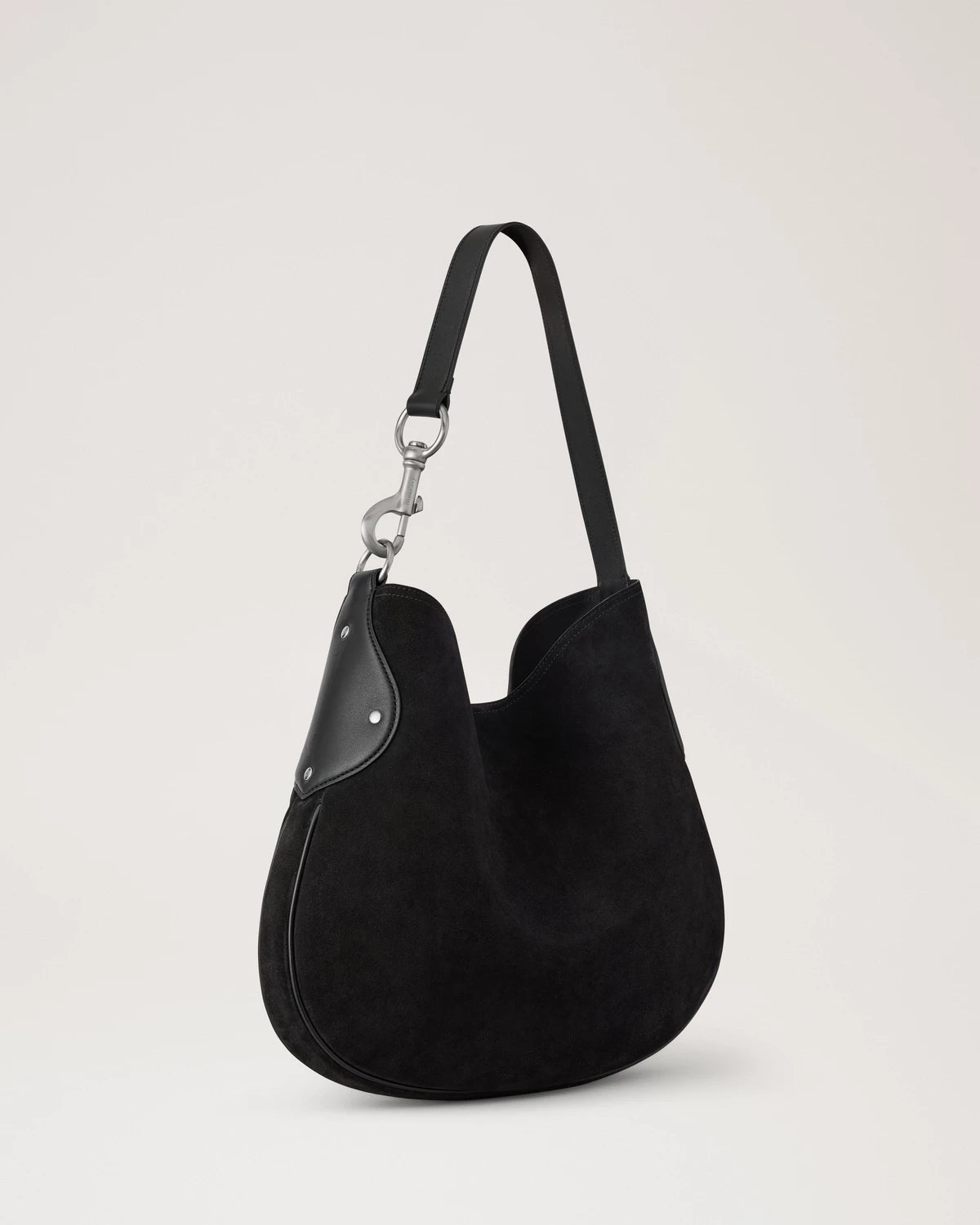 Hackney Shoulderbag Suede, Black