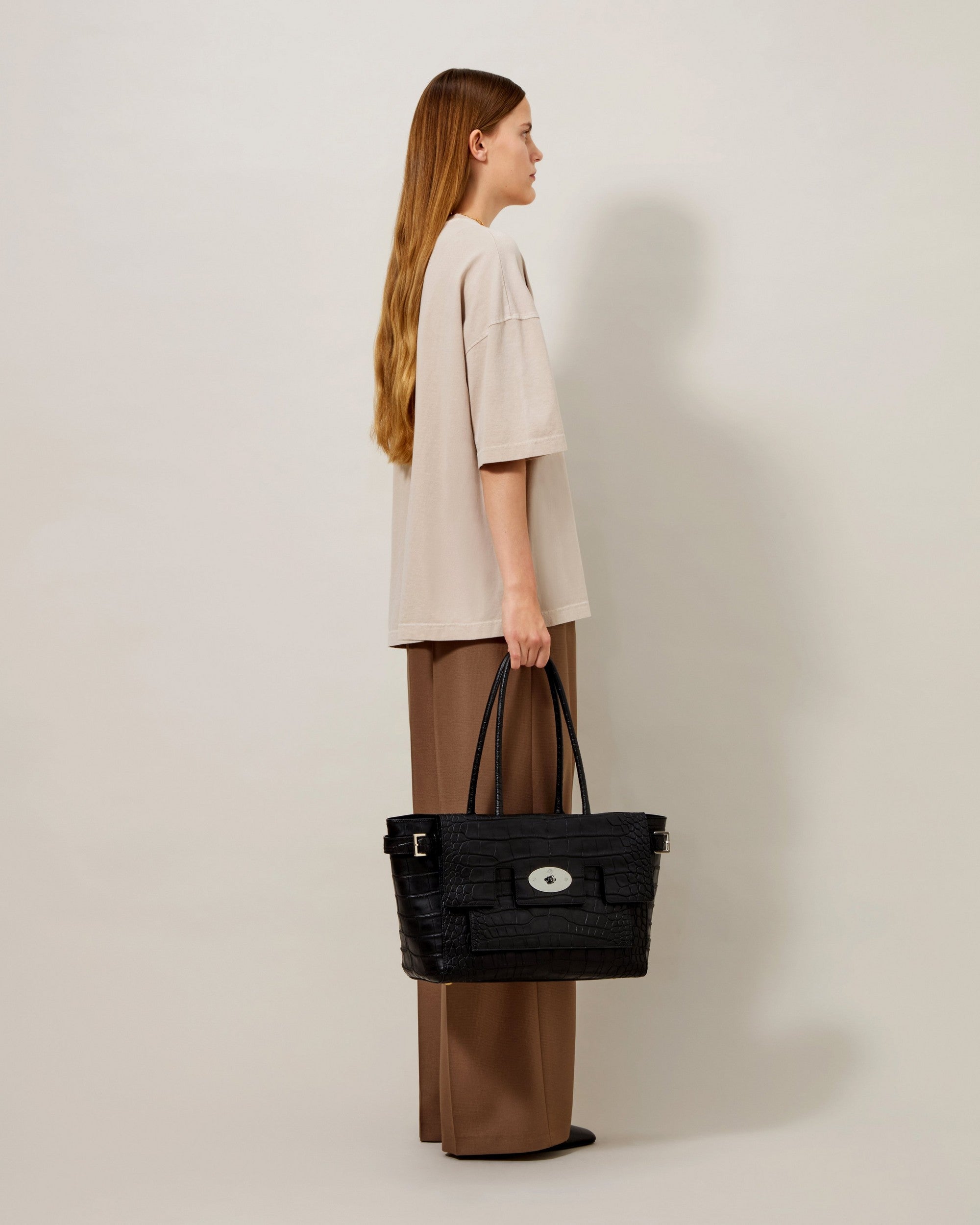 Spänne Bayswater NVT Krokodil, Svart