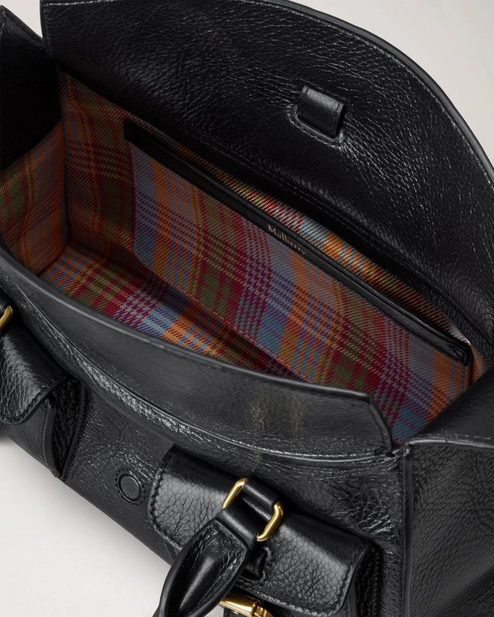 Small Roxanne High Shine Leather, Black