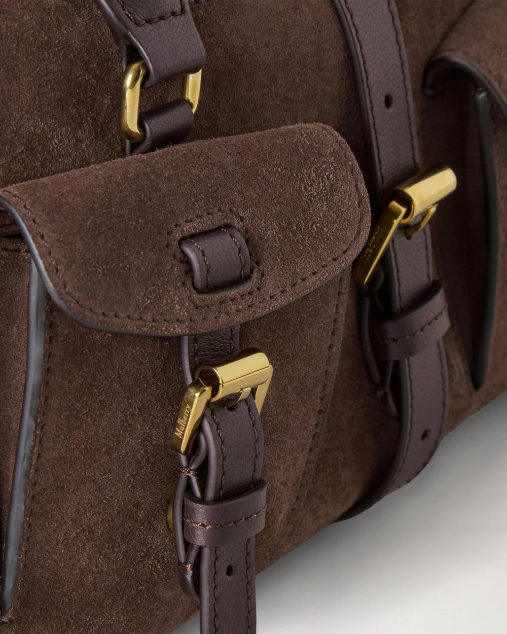 Small Roxanne Suede, Chocolate