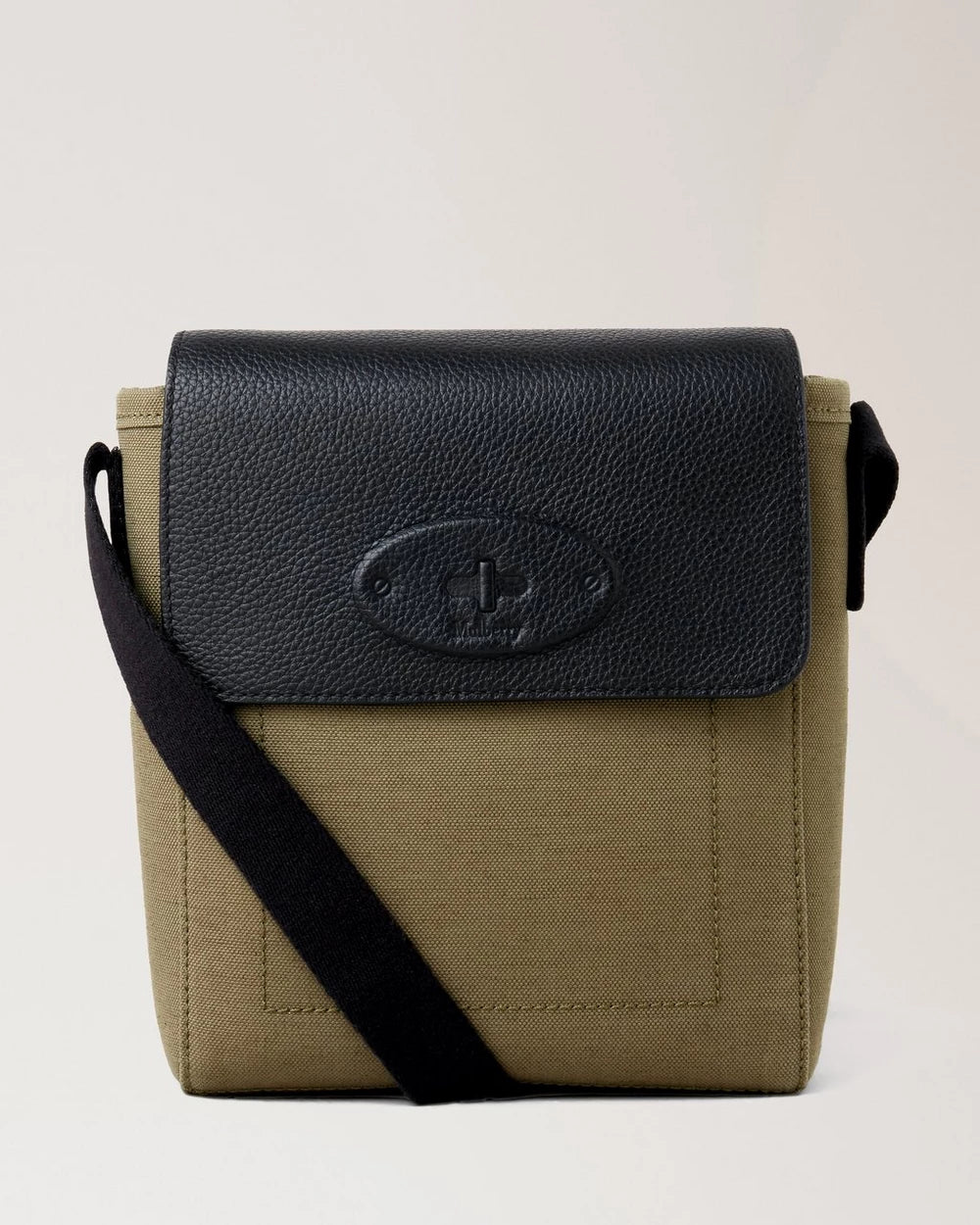 Skye Crossbody Canvas, Olive-svart