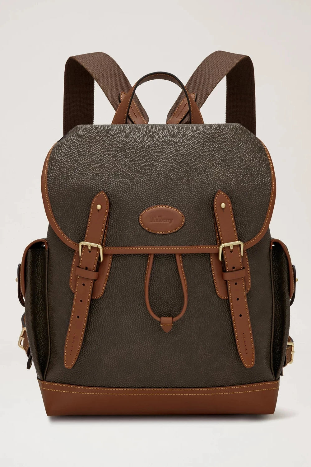 Heritage Backpack Eco Scotchgrain, Mole-Cognac