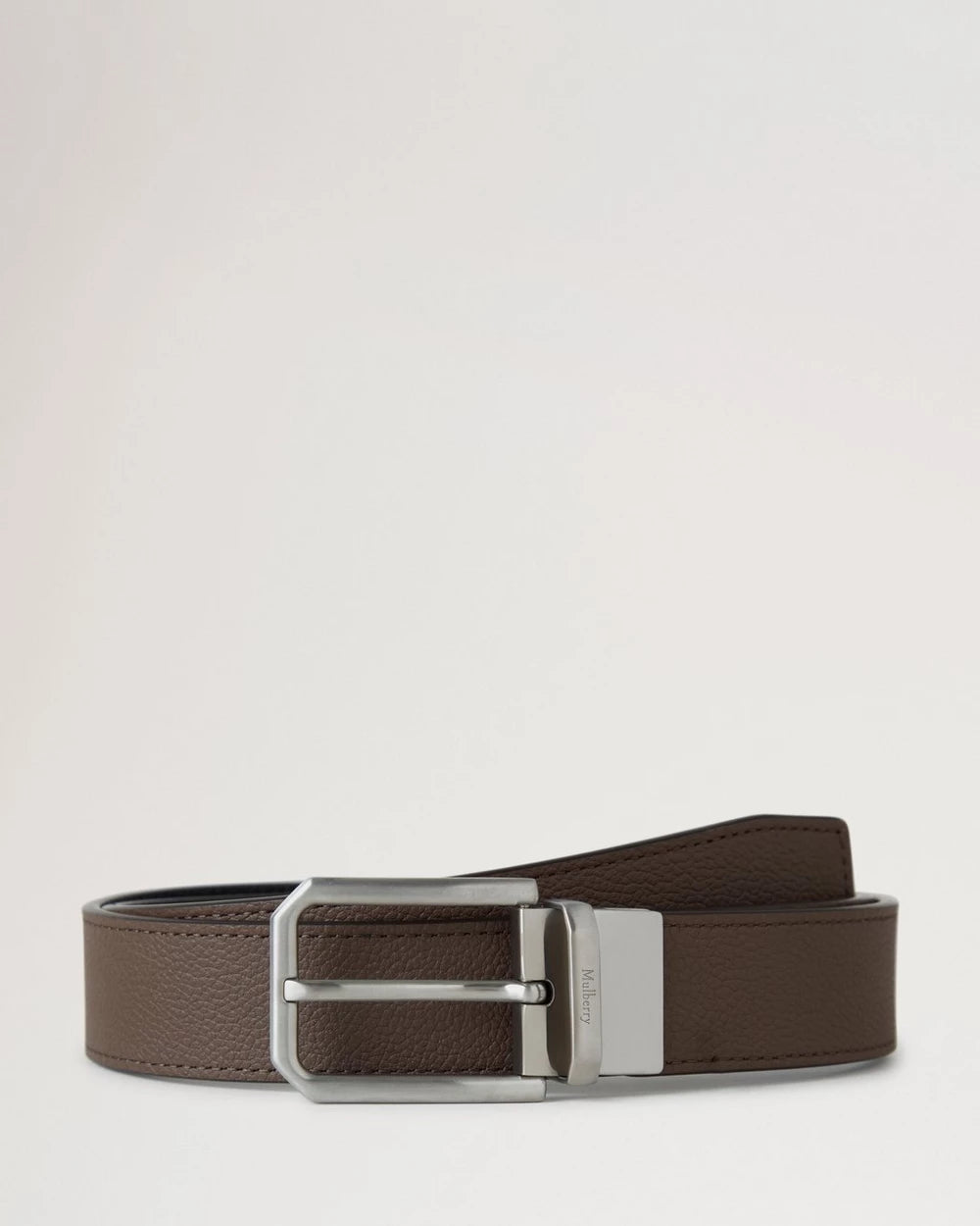 Farringdon Reversible Belt, Black-Taupe Brown