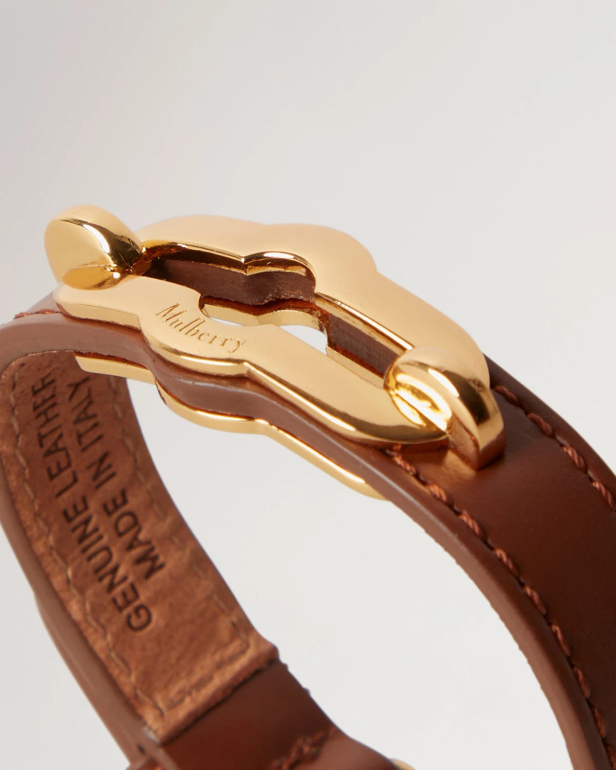 Pimlico Leather Bracelet, Bright Oak