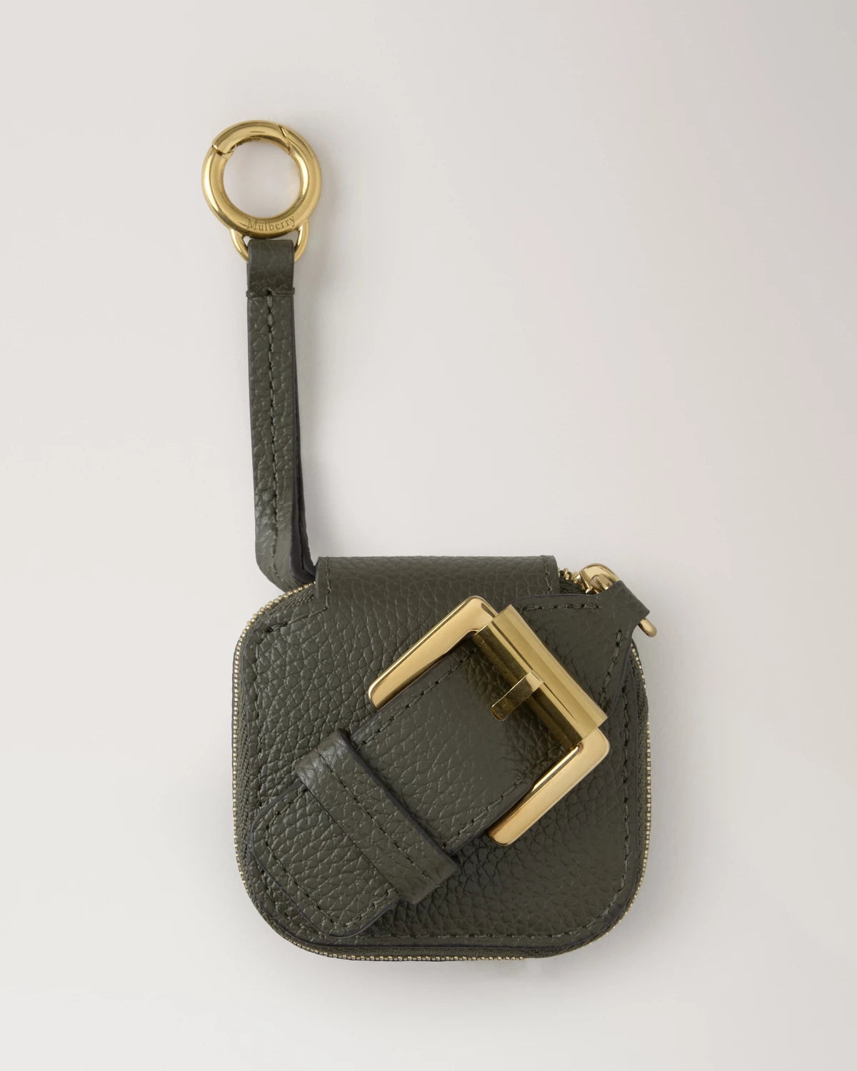 Roxanne Zipped Tech Airpod Case, Juniper Green