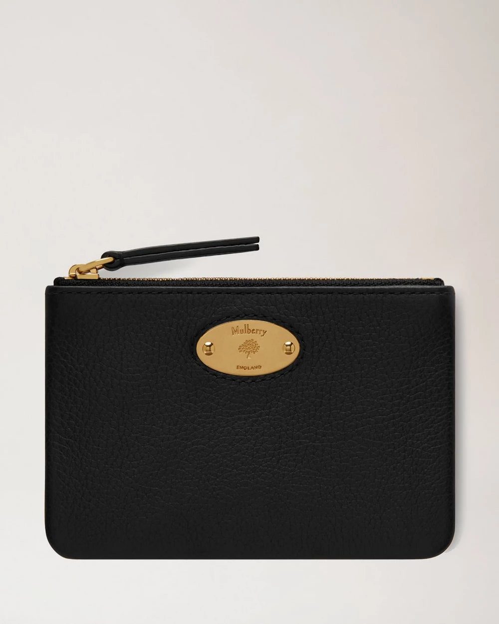 Plaque, Zip Coin Pouch, Svart