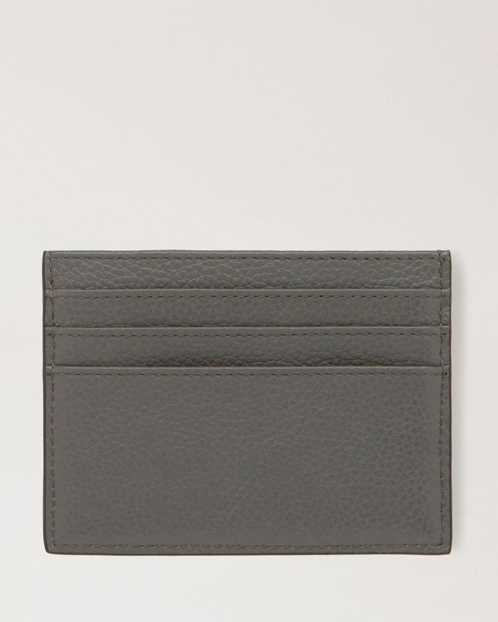 Zipped Credit Card Sllip, Charcoal