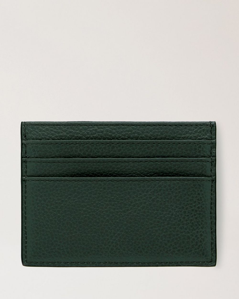 Zipped Credit Card Slip, Mulberry Green