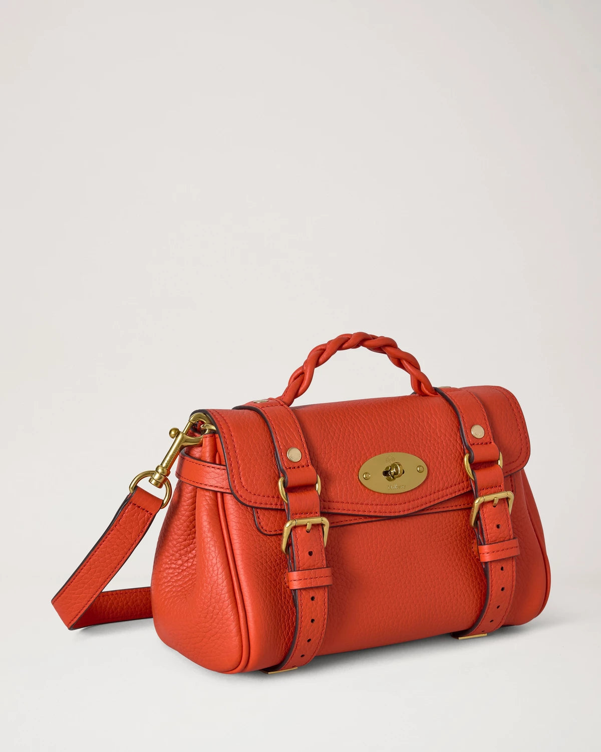 Mini Alexa Coral Orange Heavy Grain
