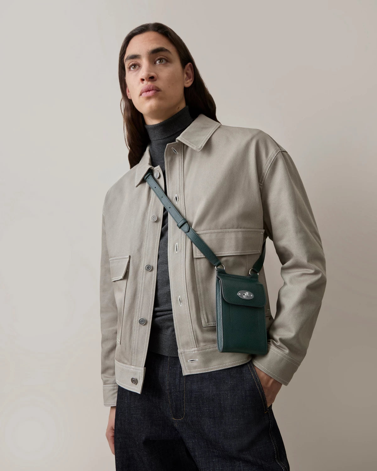 Mulberry - Mini Antony, Mulberry Green Mulberry - Mini Antony, Mulberry Green