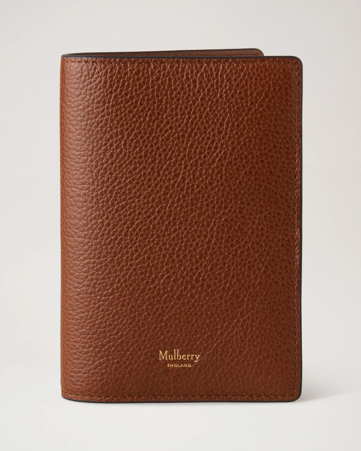 Passport Cover, Oak Two Tone