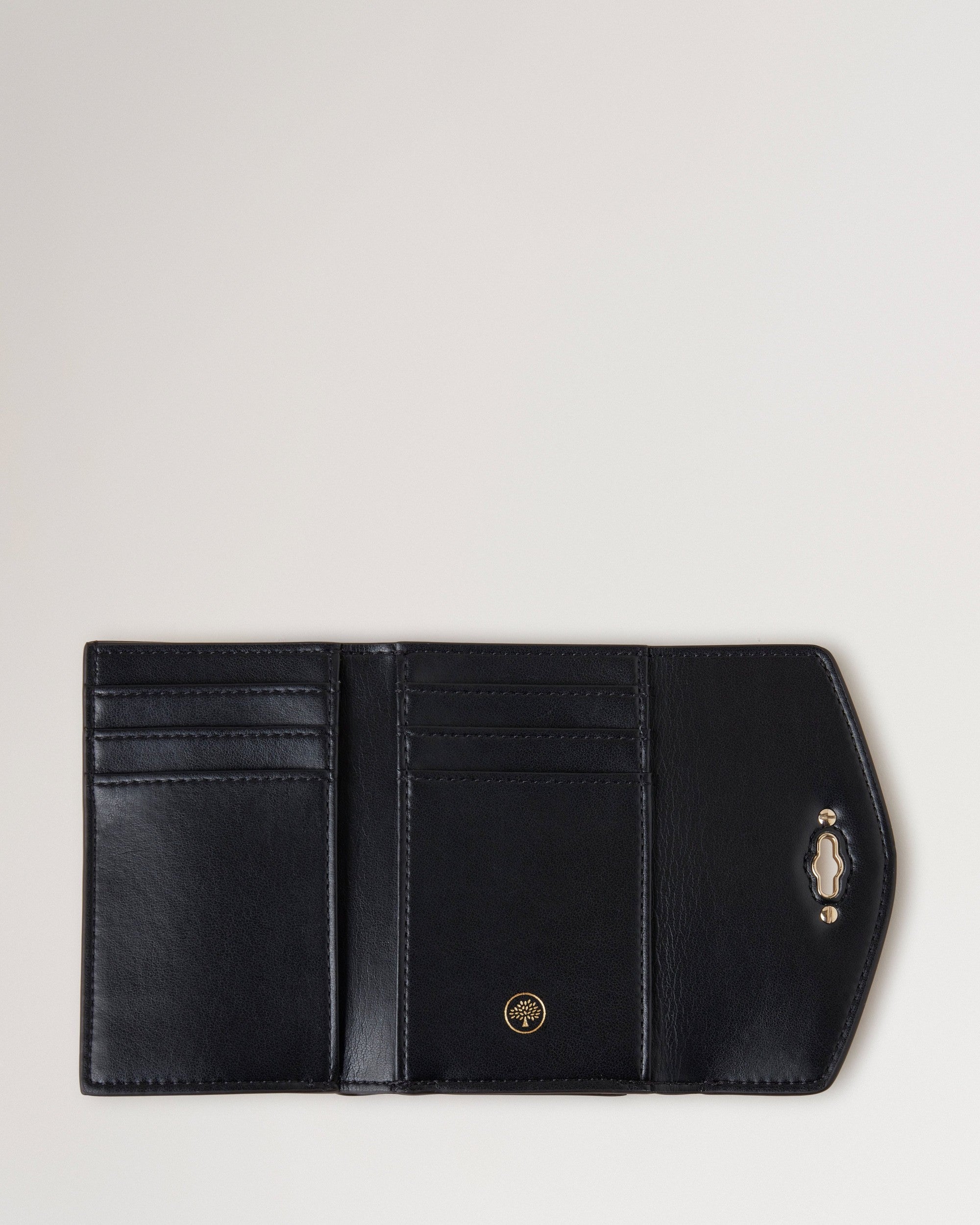 Darley Folded Wallet, Soft Gold Washed Metalic