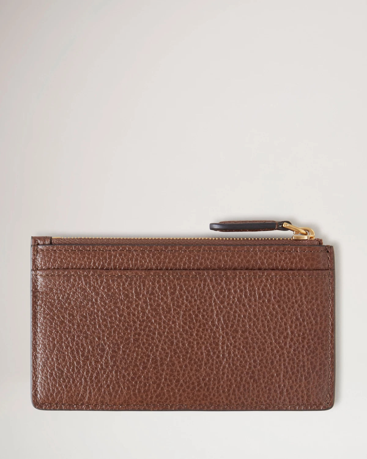 Continental Zipped Long Card Holder, Oak Two Tone