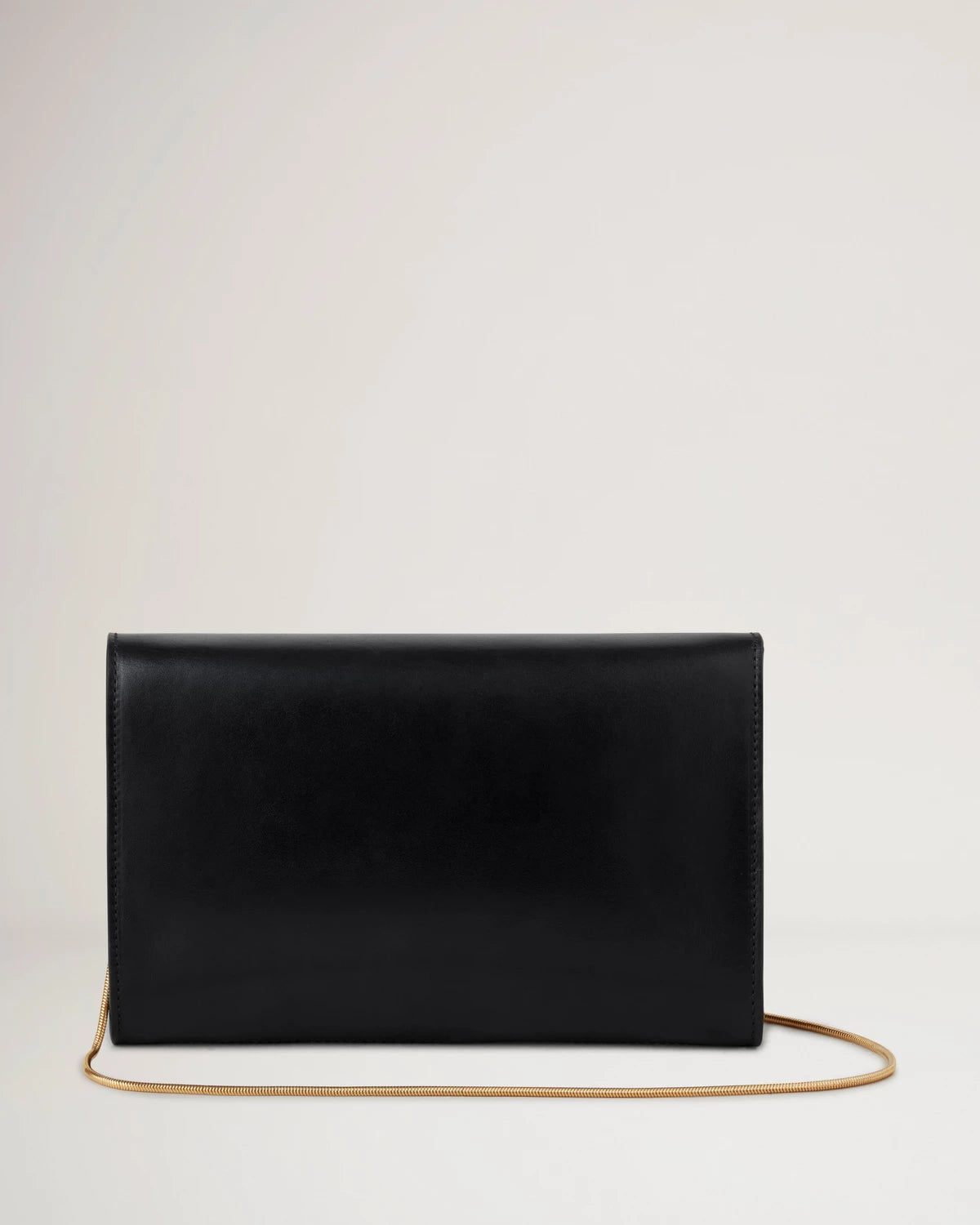 Lana Clutch High Gloss Leather, Black