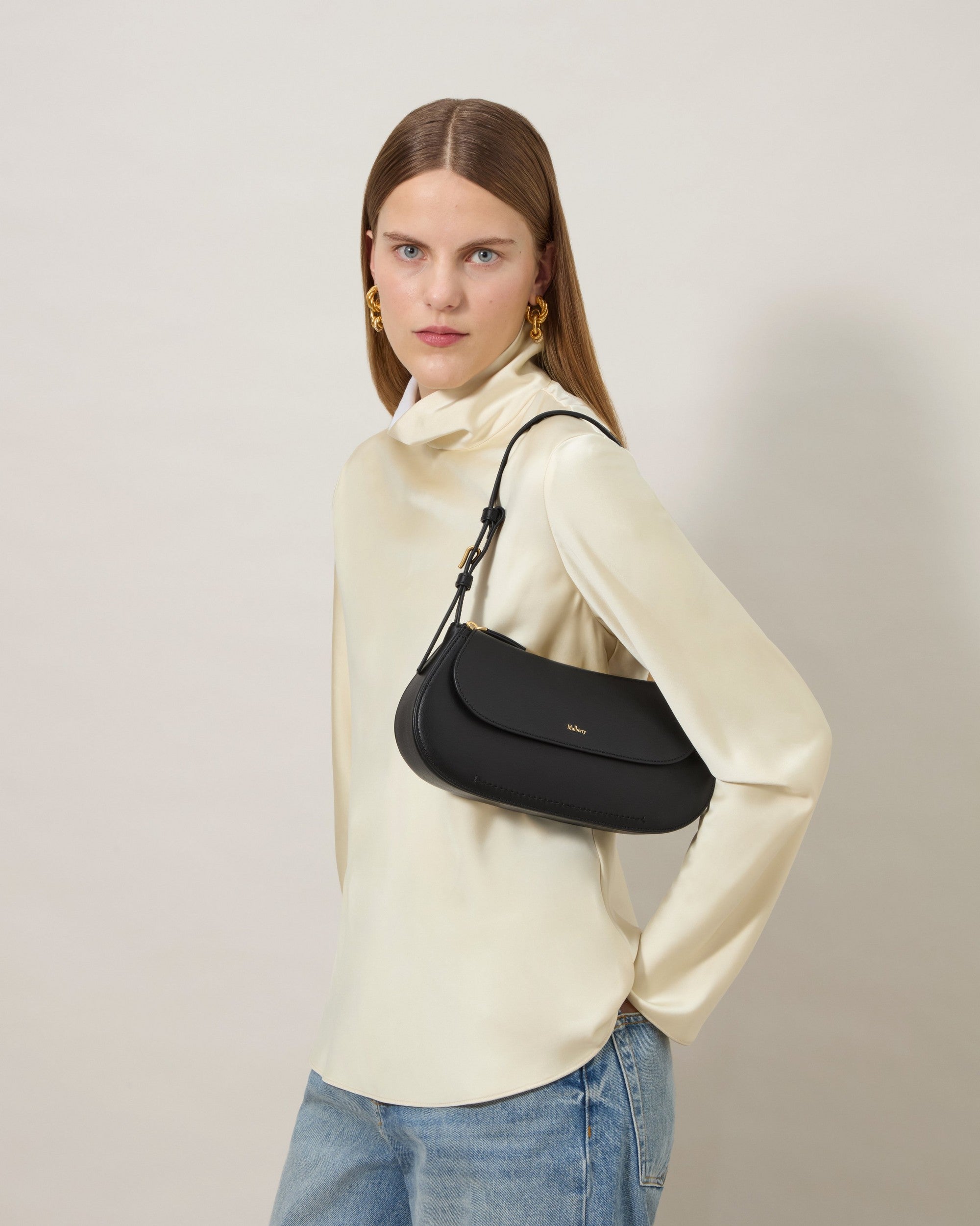 Clovelly axelväska, svart