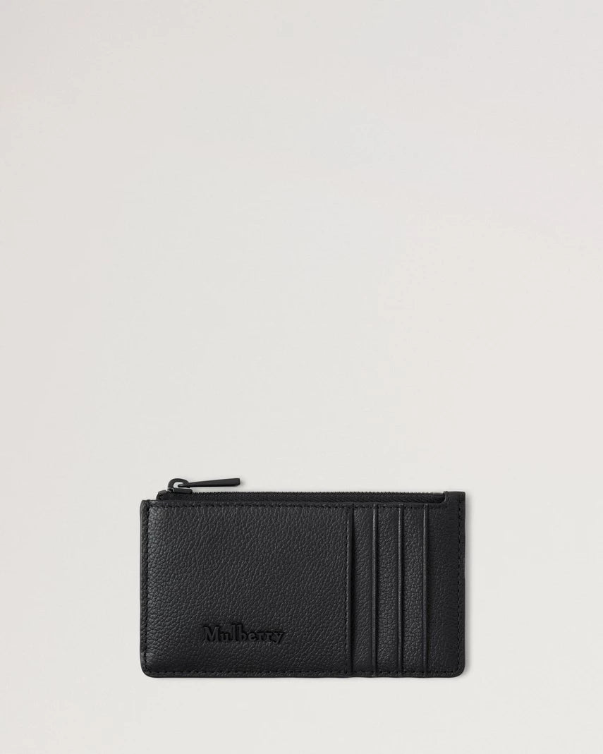 Farringdon Long Zipped Credit Card Holder, Black