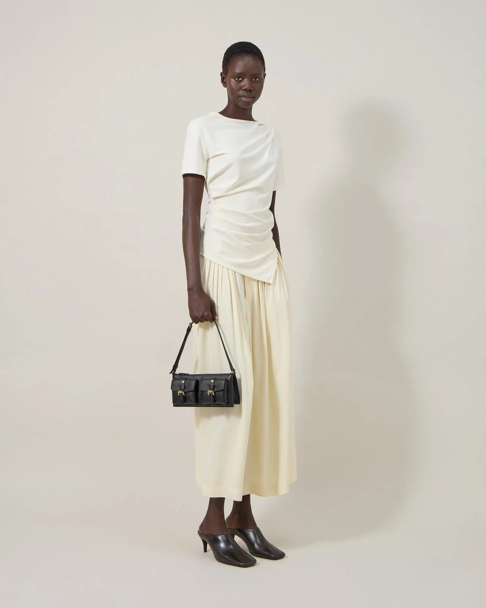 Mini Roxanne Shoulderbag, Black