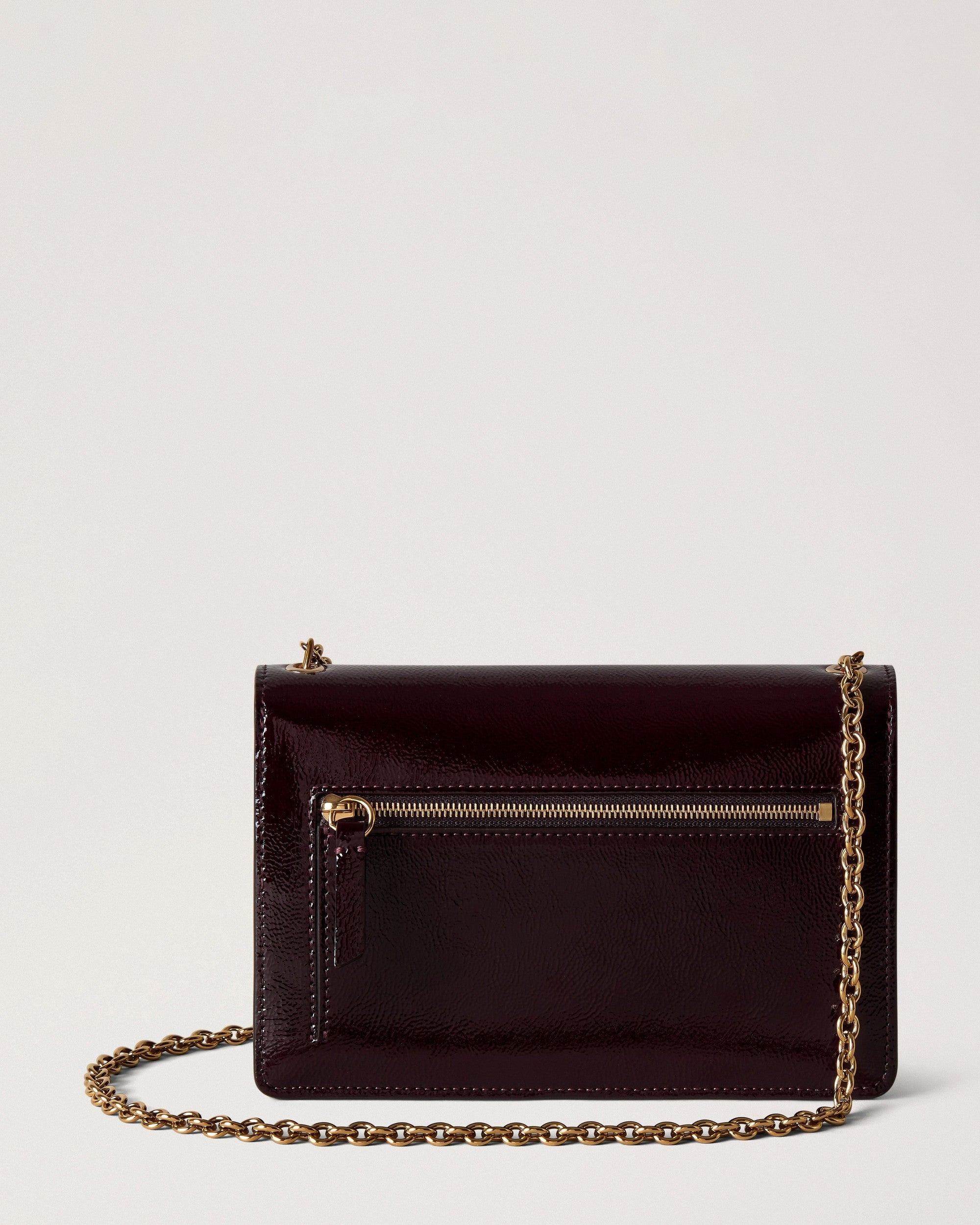 Liten Darley Patent, djup aubergine