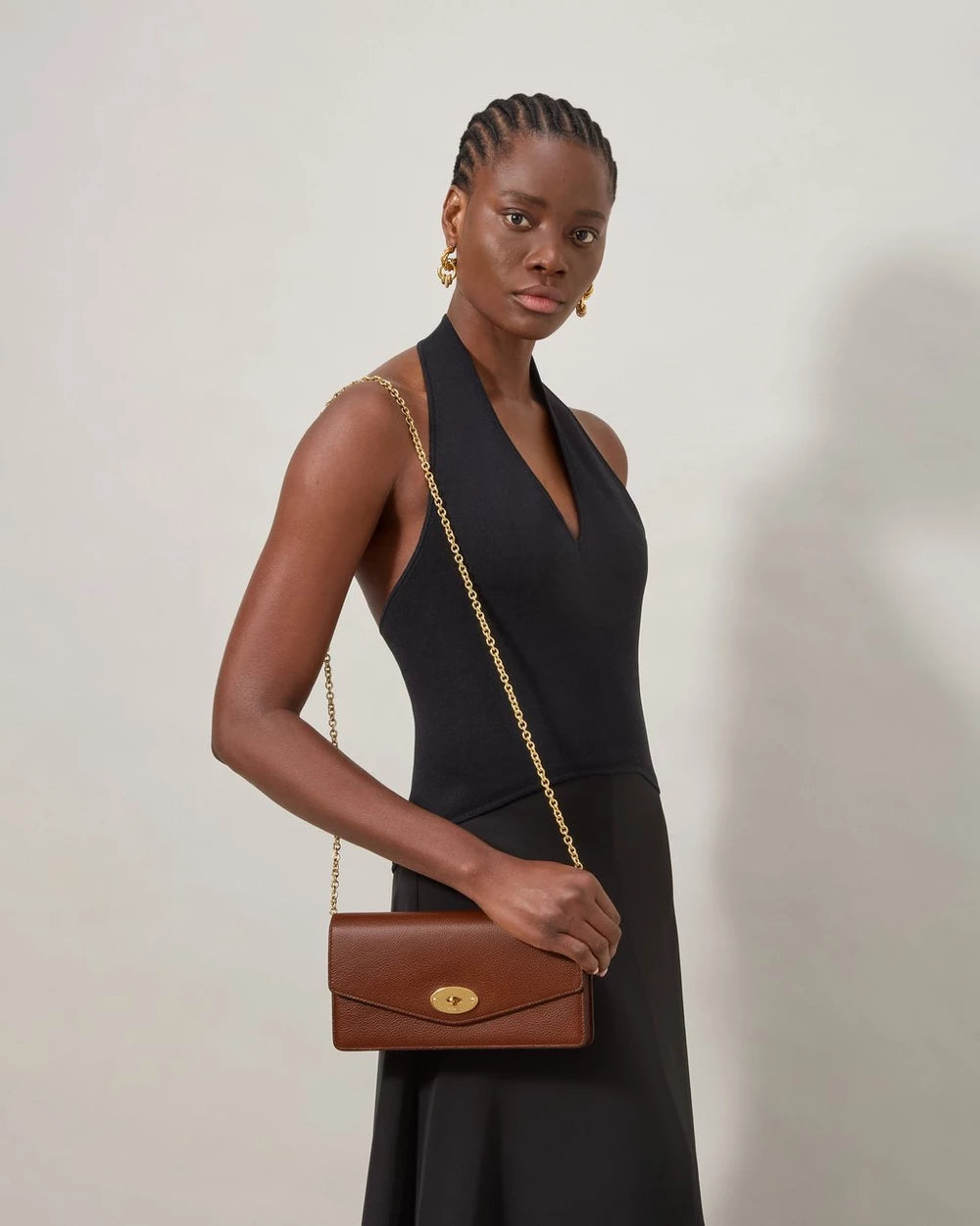 Darley Clutch, Oak Two Tone