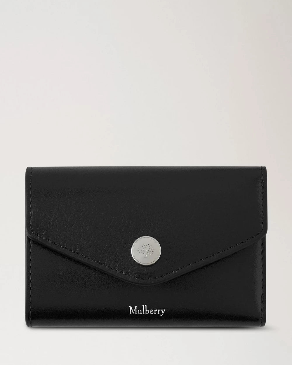 Folded Multi Card Wallet, High Shine Leather