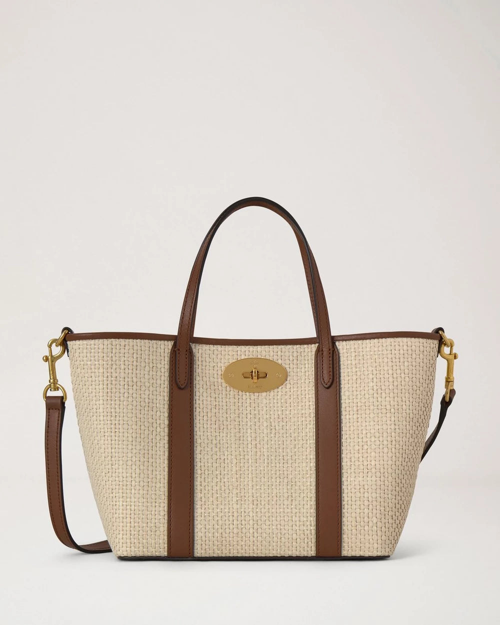 Mini Bayswater Tote, Raffia