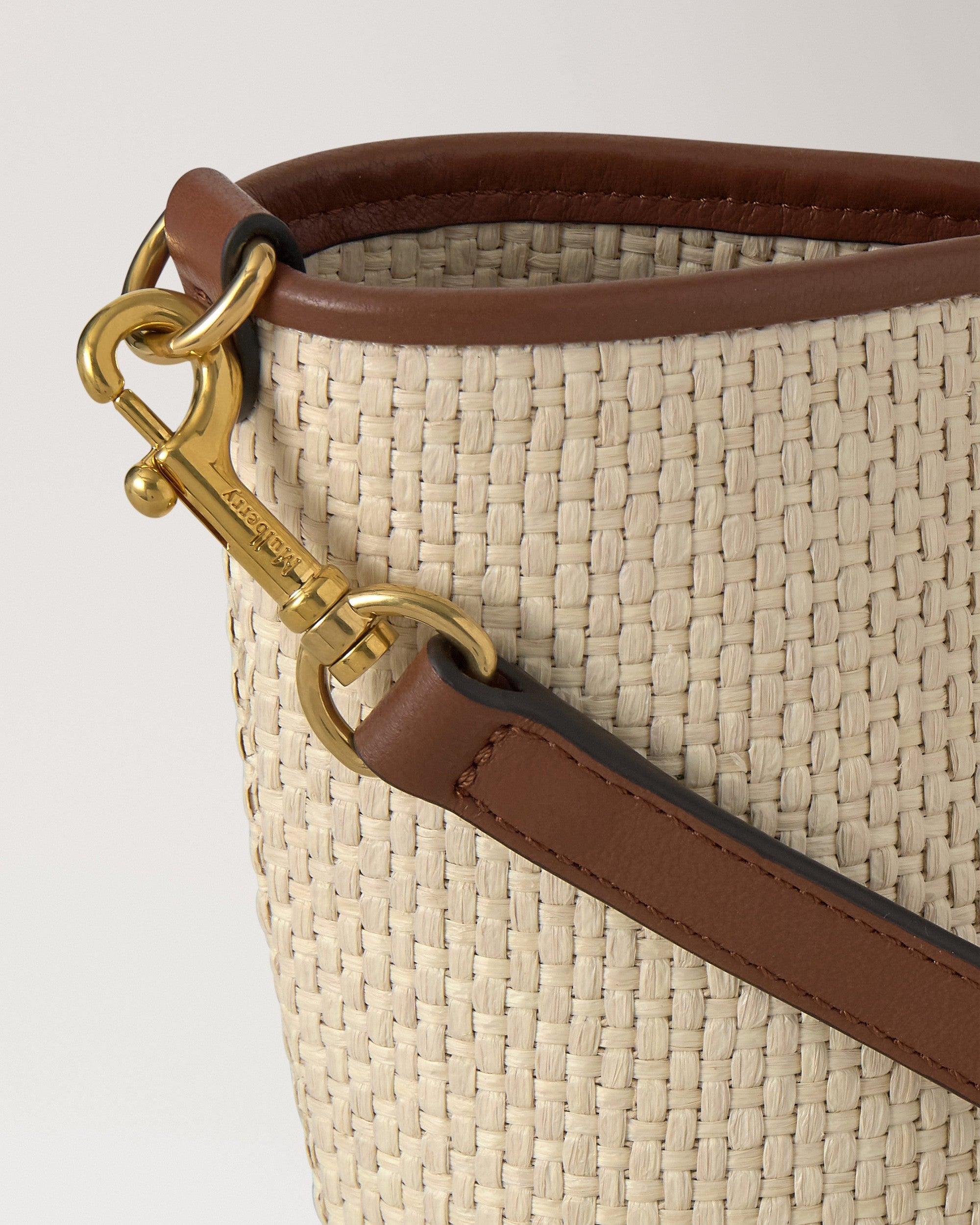 Mini Bayswater Tote, Raffia