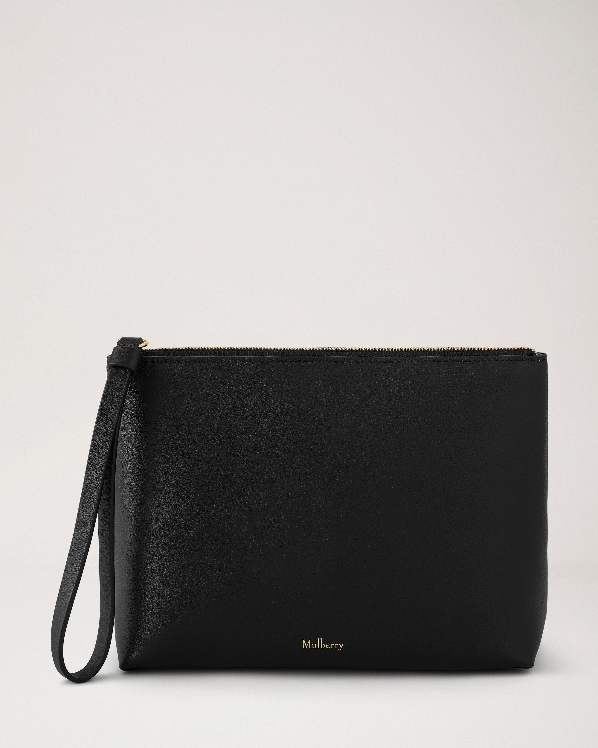 Zipped Cosmetic Pouch, Black