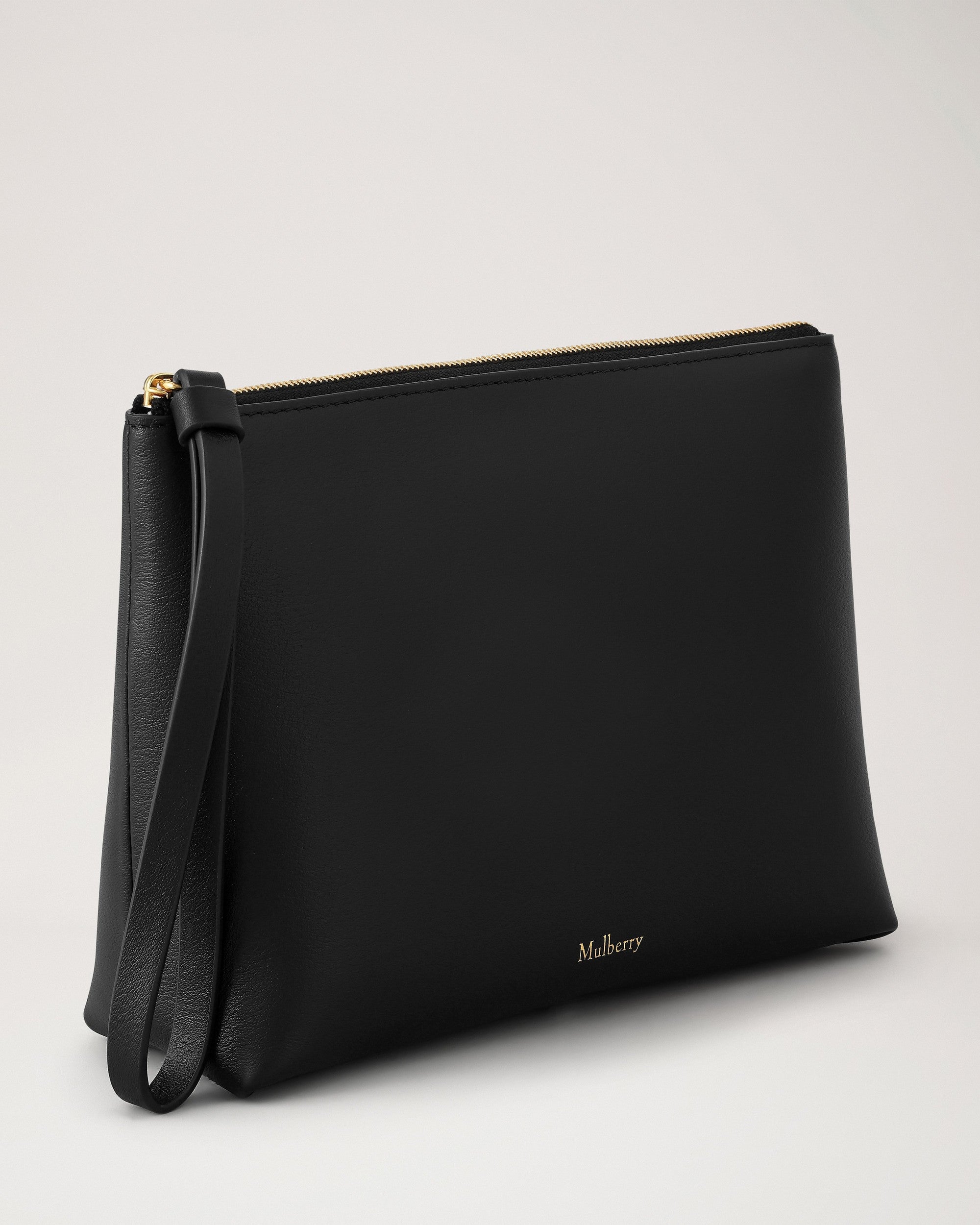 Zipped Cosmetic Pouch, Black