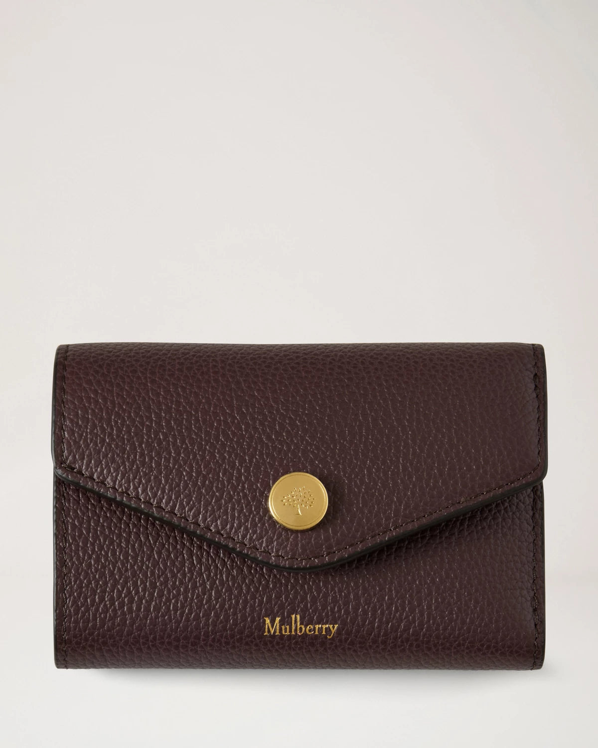 Folded Multi-Card Wallet, Oxblood Small Classic Grain