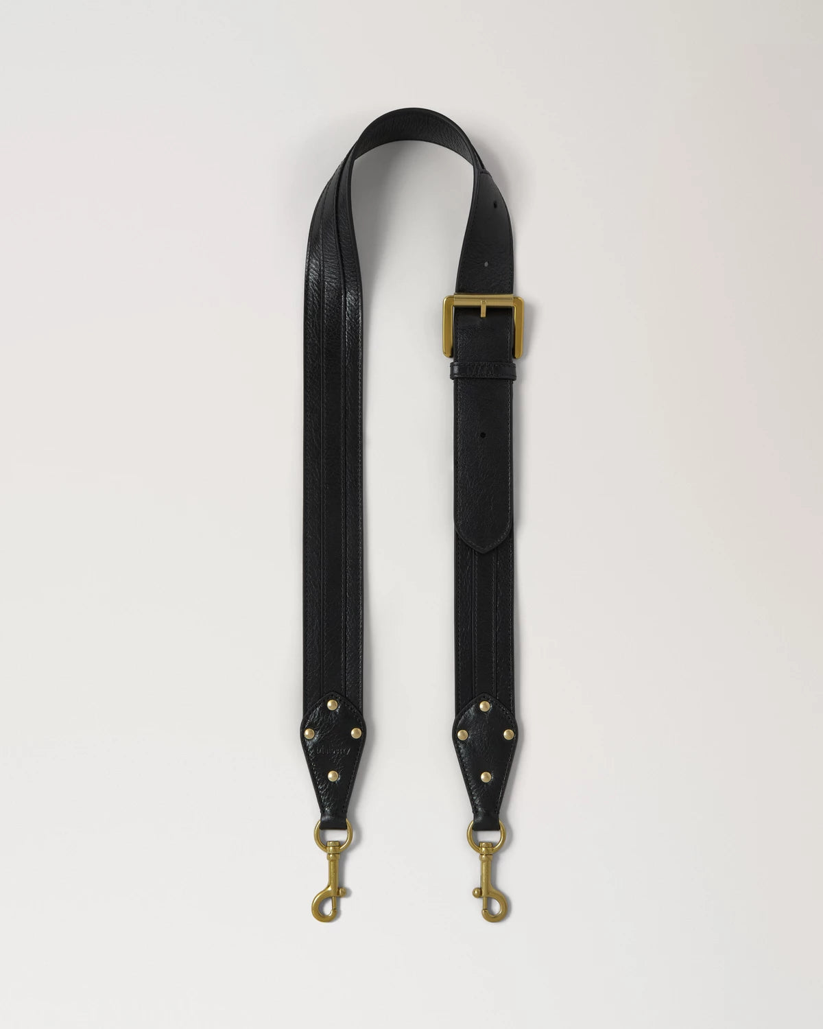 Stud Buckled Strap, Black