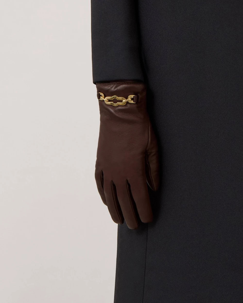 Pimlico Leather Gloves, Ebony