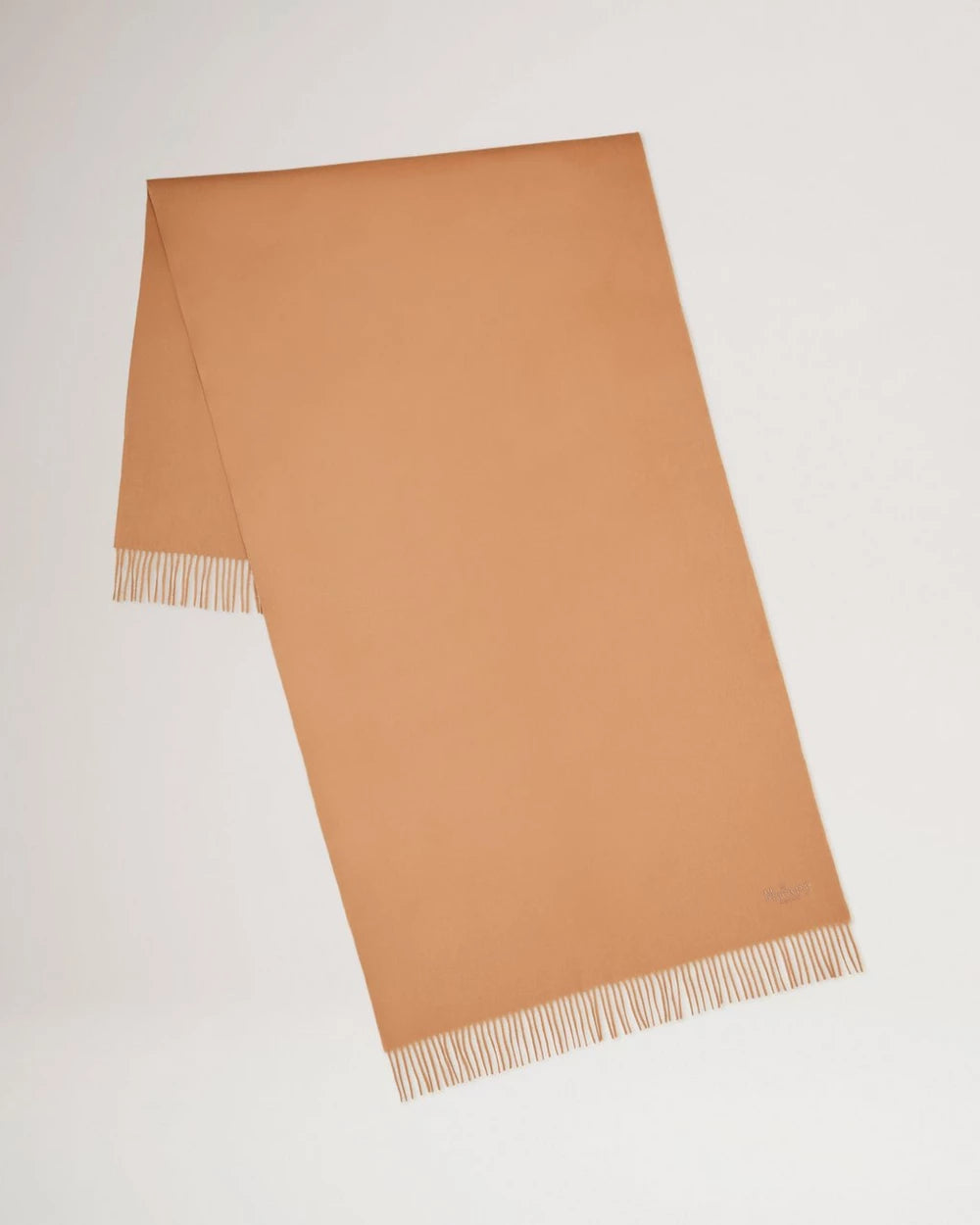 Solid Merino Wool Scarf, Camel