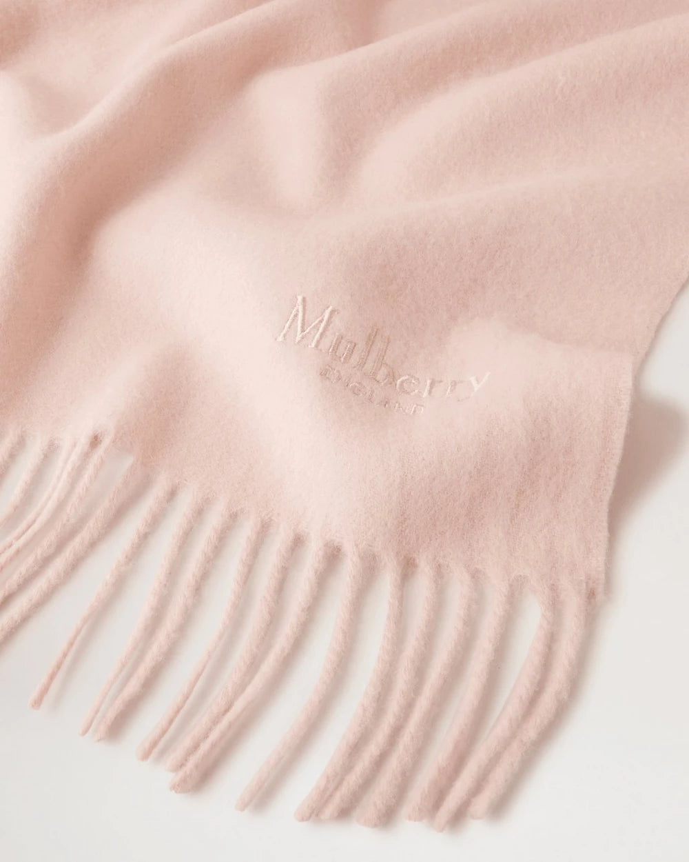 Solid Merino Ull Scarf, rosenvatten,