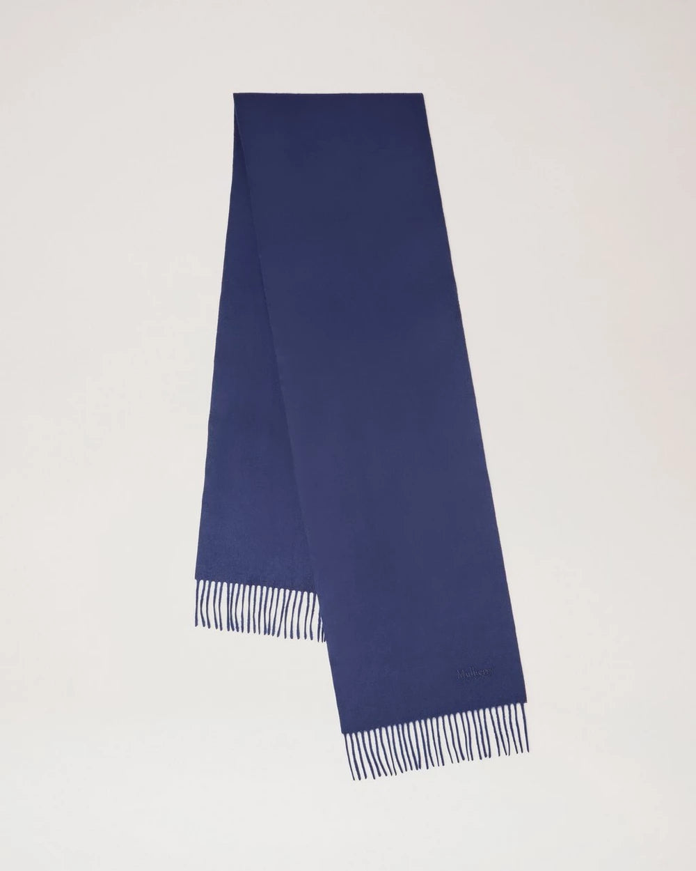 Liten solid merinoullscarf, natthimmel