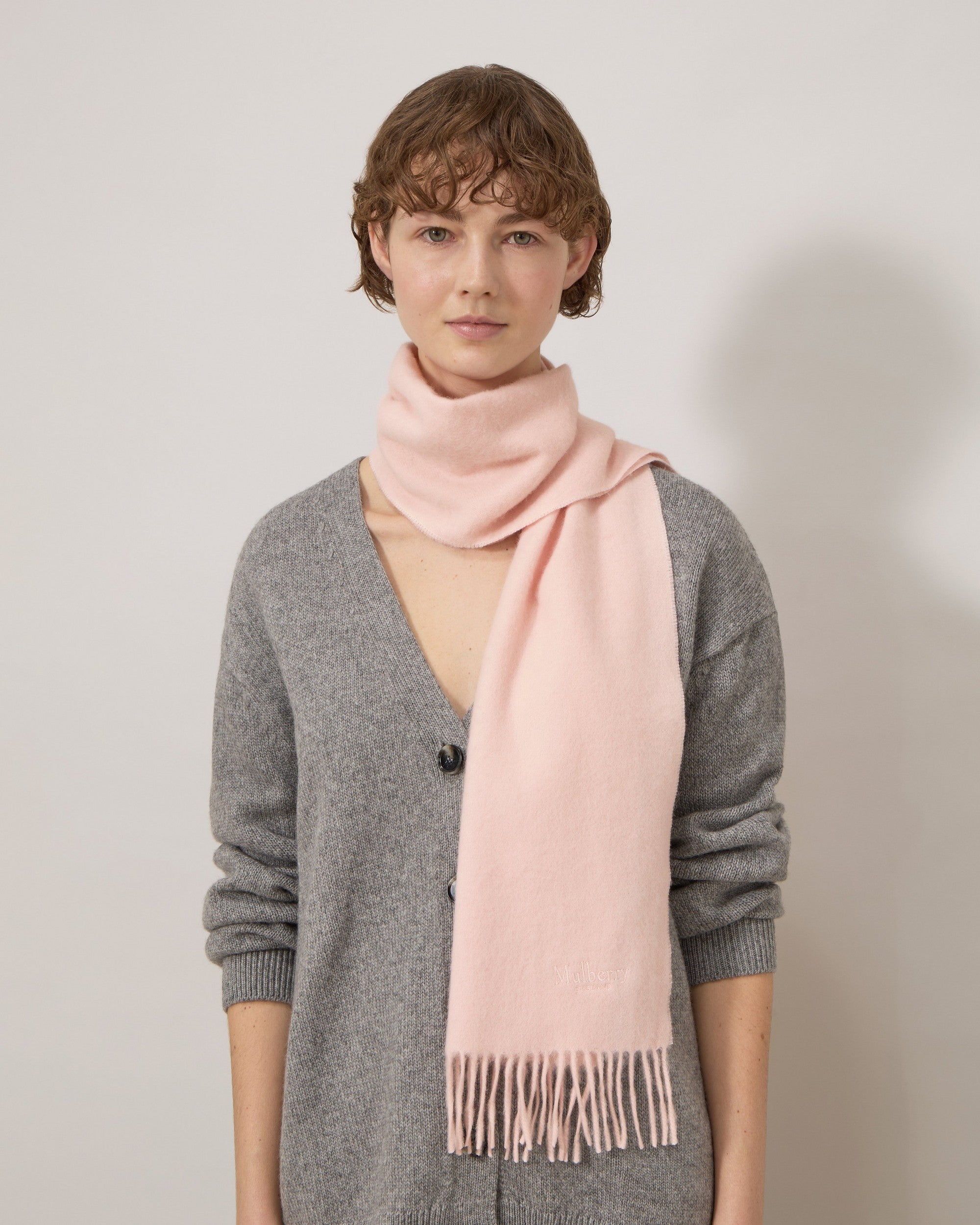 Cashmere Scarf, Blossom Pink