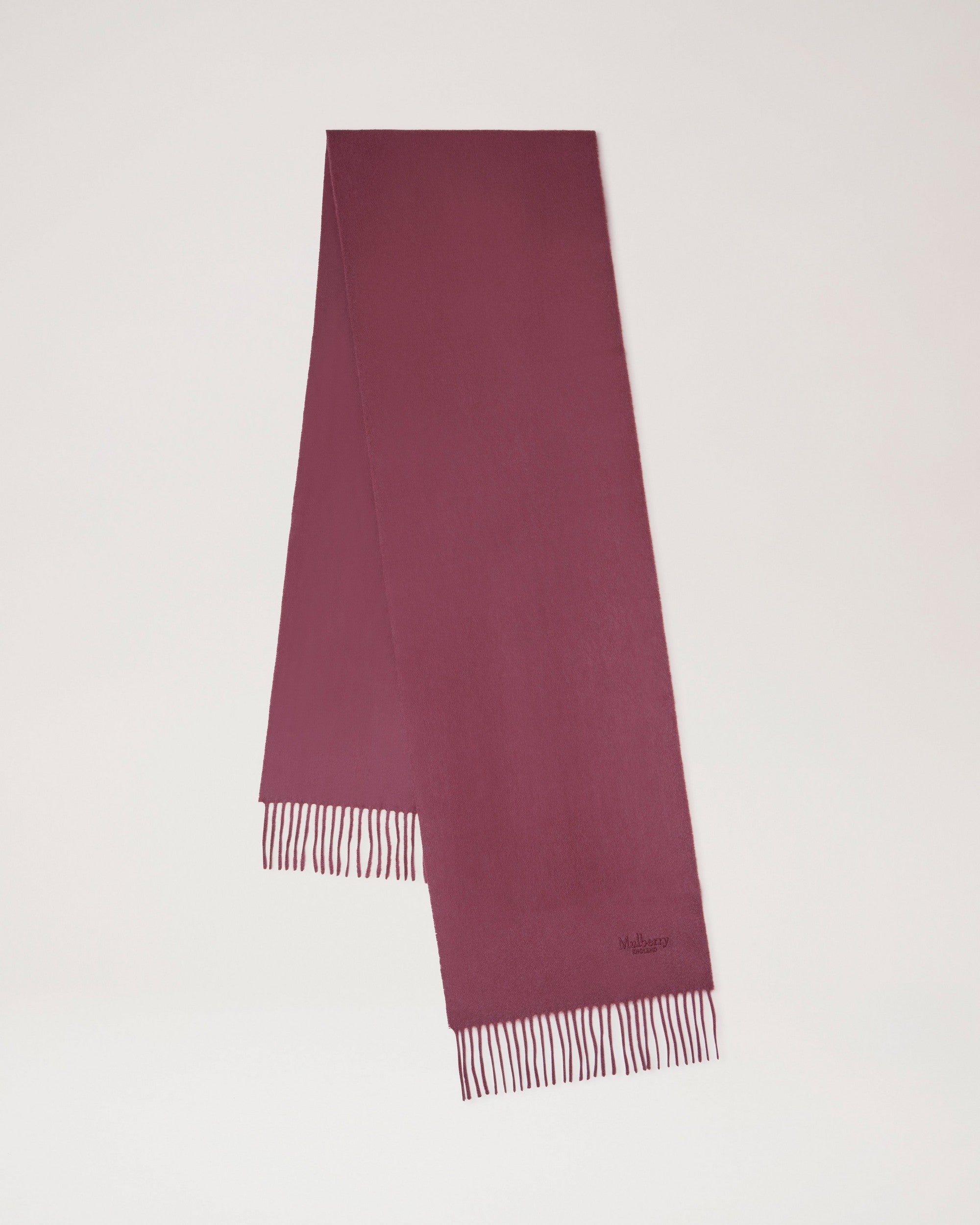 Cashmere Scarf, Black Cherry