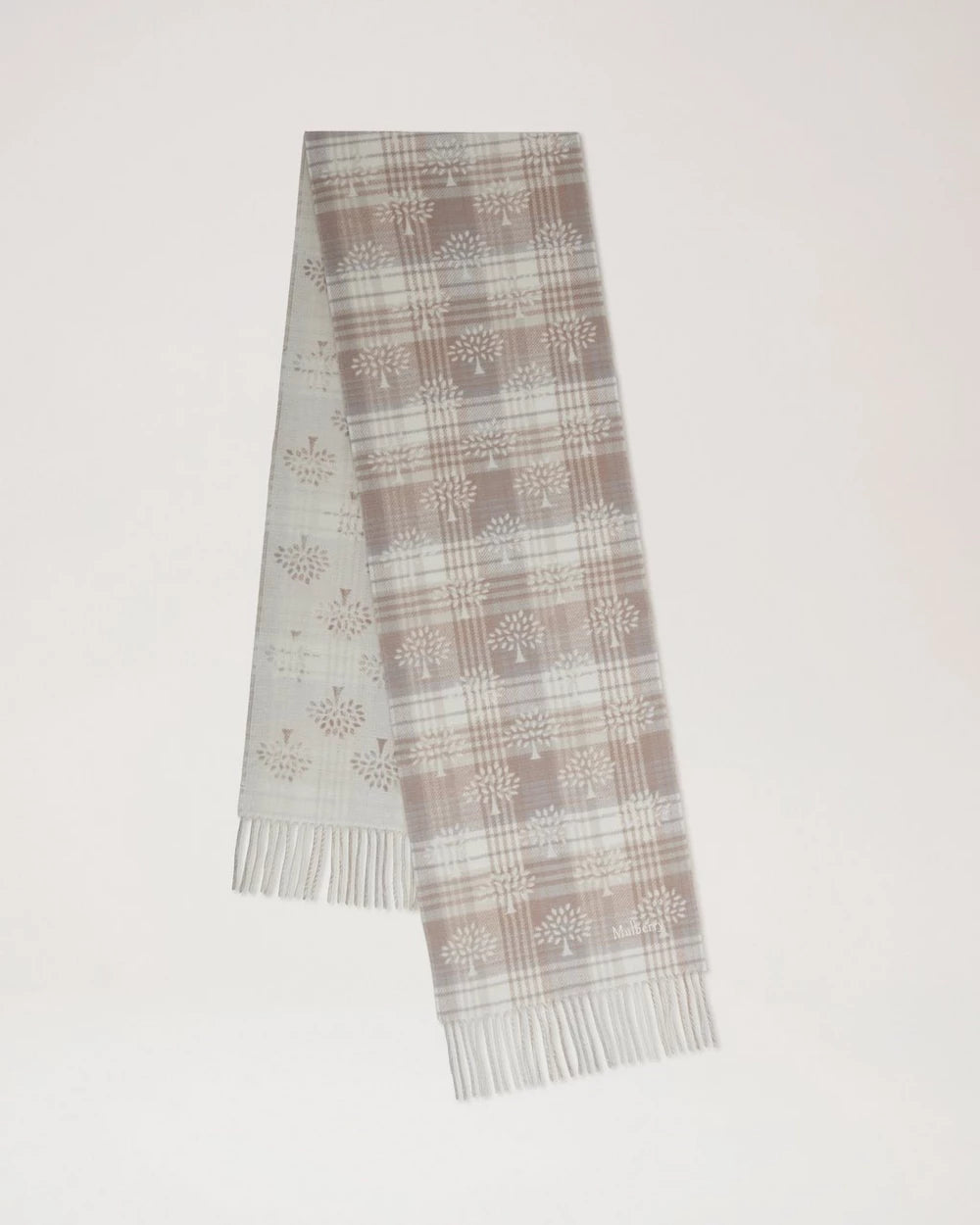 Heritage Check & Tree Scarf, Maple