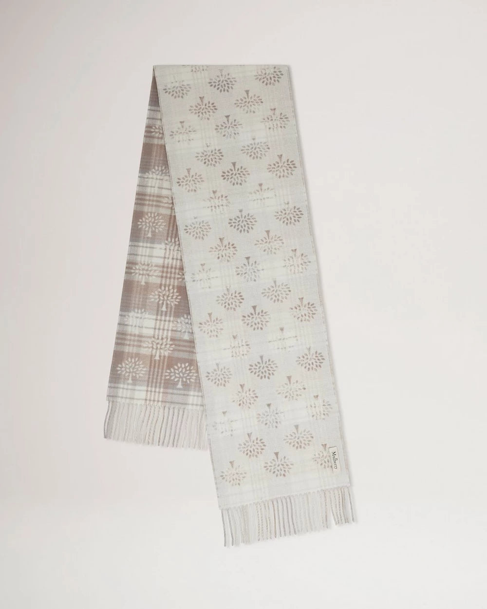 Heritage Check & Tree Scarf, Maple