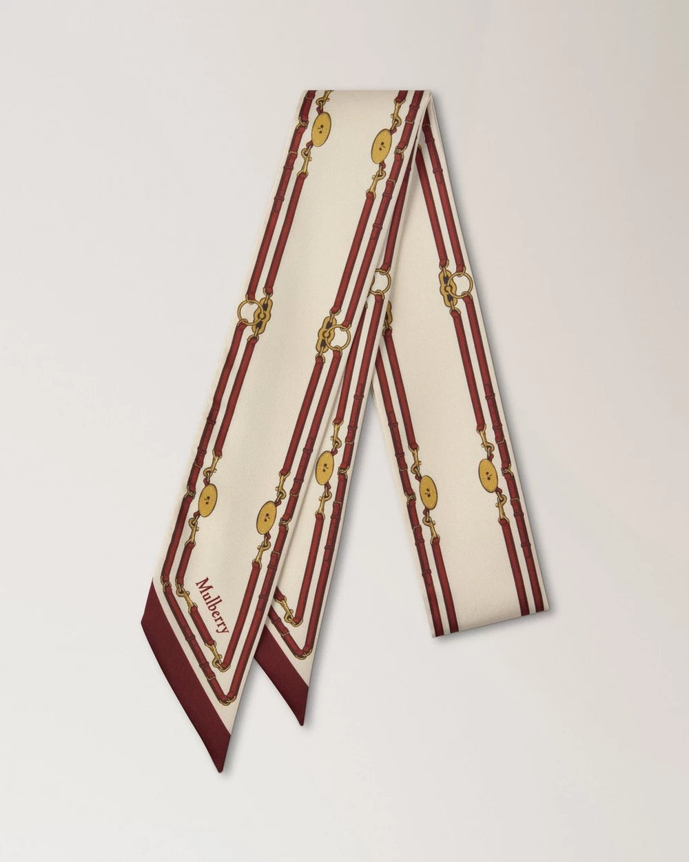 Skinny Scarf, Belted Border