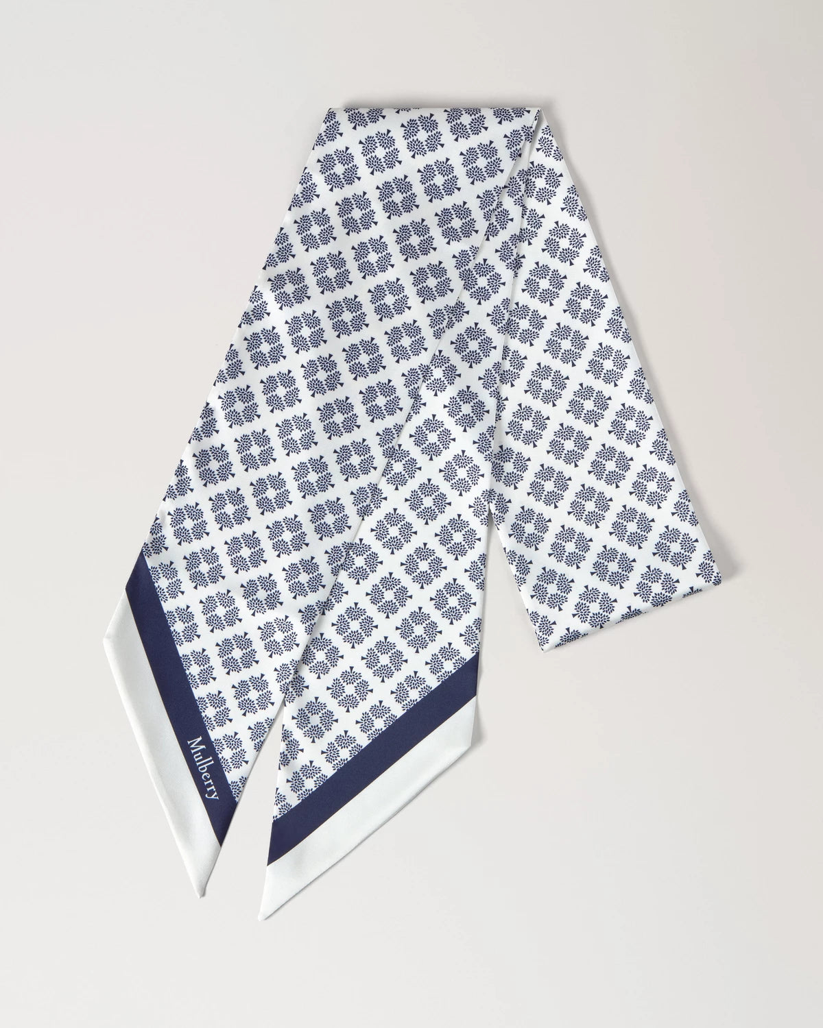 Large Skinny Scarf, Eggshell